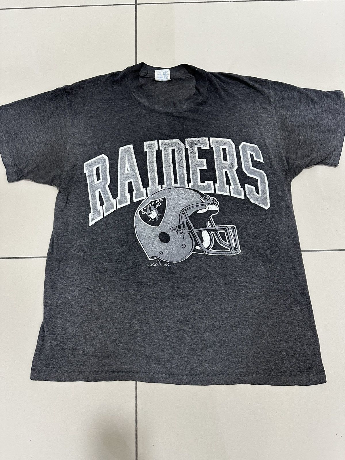 NFL Trash Vintage 90’s Los Angeles Raiders Shirt Vtg Logo 7 USA Size US L / EU 52-54 / 3 - 4 Thumbnail