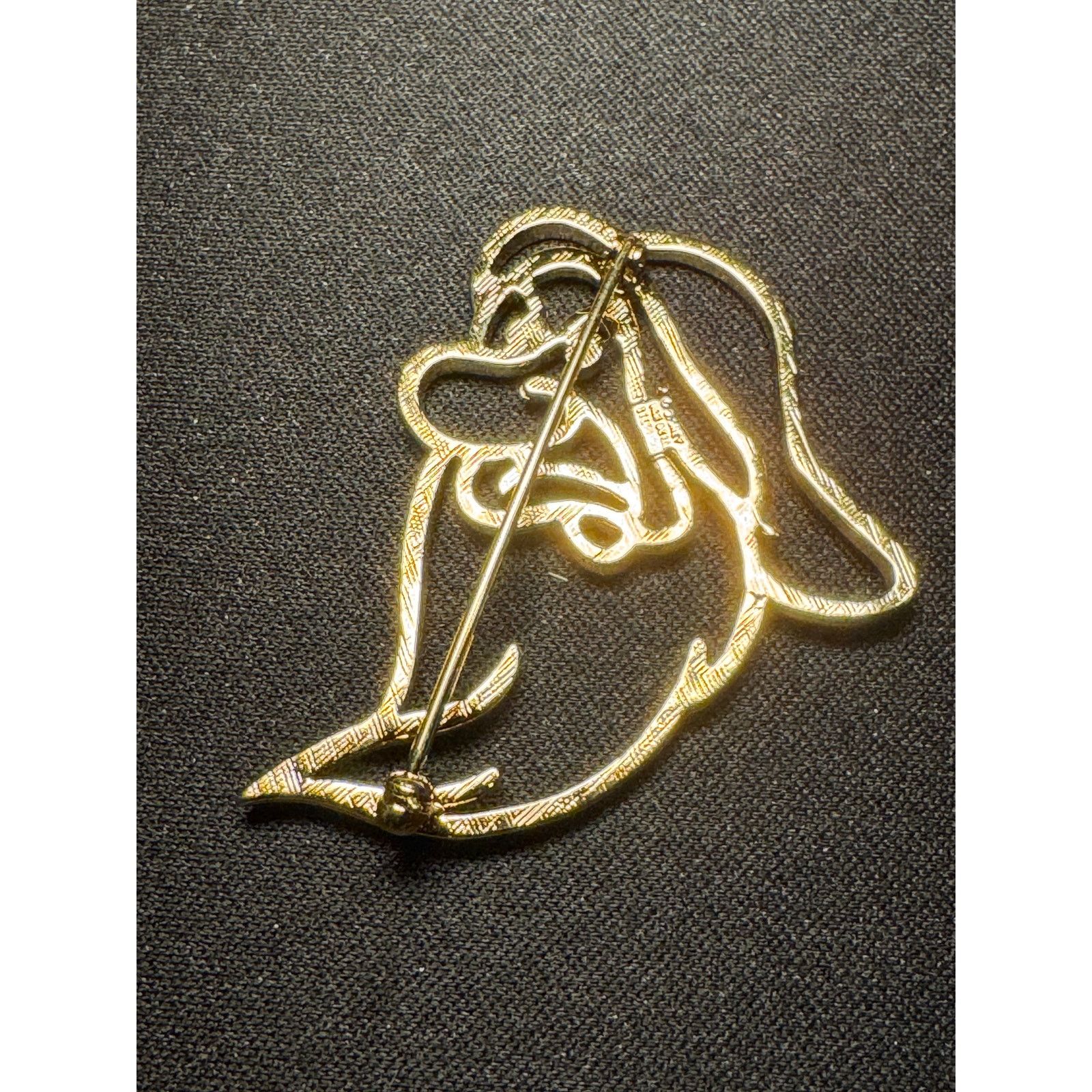 Disney Vintage Disney Sterling Vermeil Van Dell "Grumpy" Brooch Size ONE SIZE - 6 Thumbnail