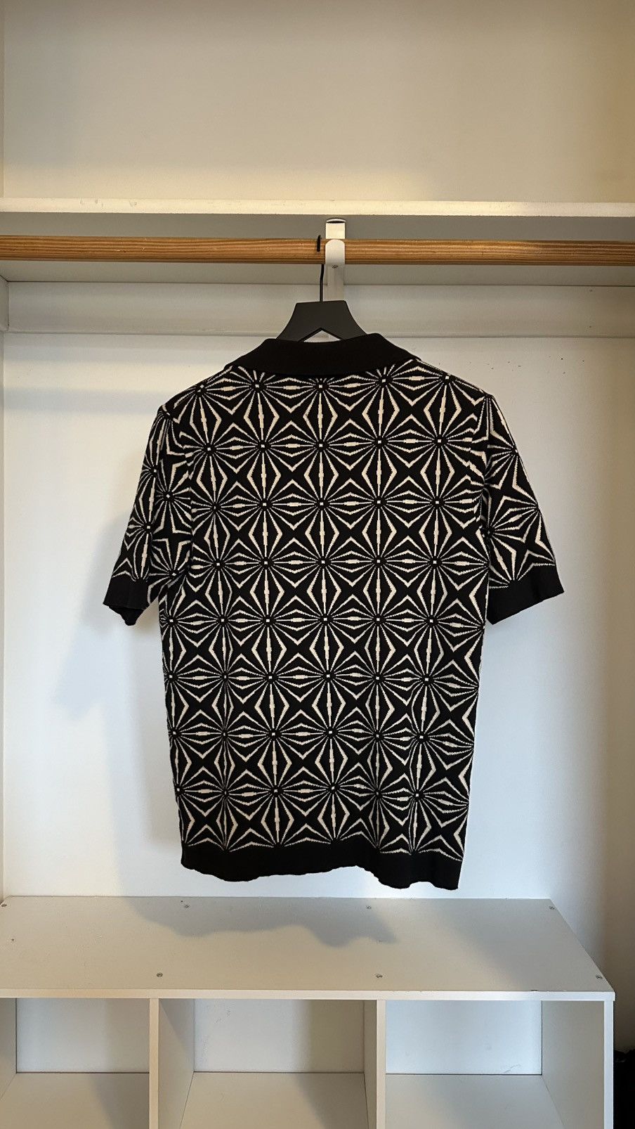 Far Afield Far Afield Pattern Polo Neck Short Sleeve Men's Knitwear Size US S / EU 44-46 / 1 - 2 Thumbnail