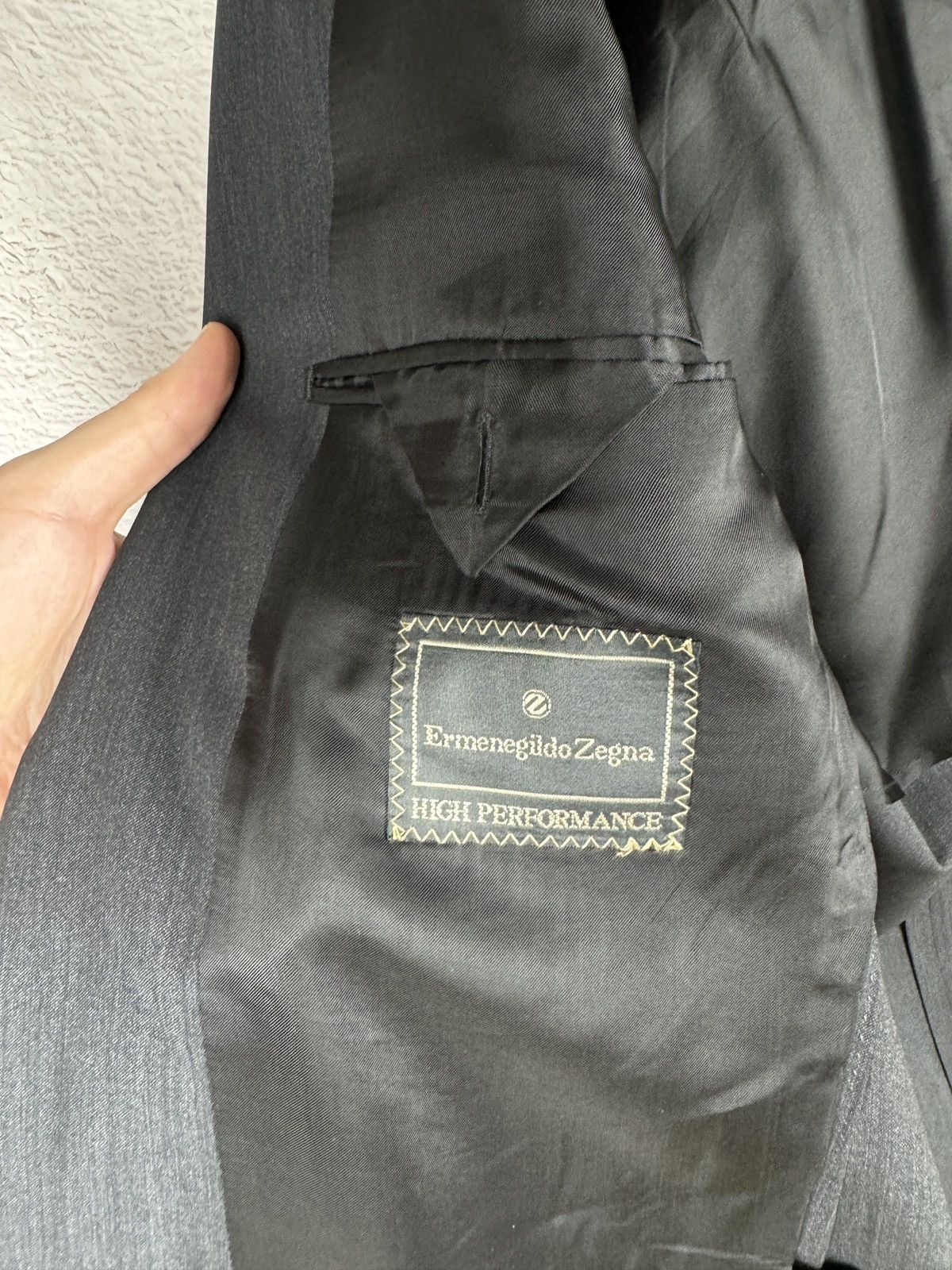 Ermenegildo Zegna Ermenegildo Zegna High Performance Suit Blazer Pants Wool Size 42R - 12 Thumbnail