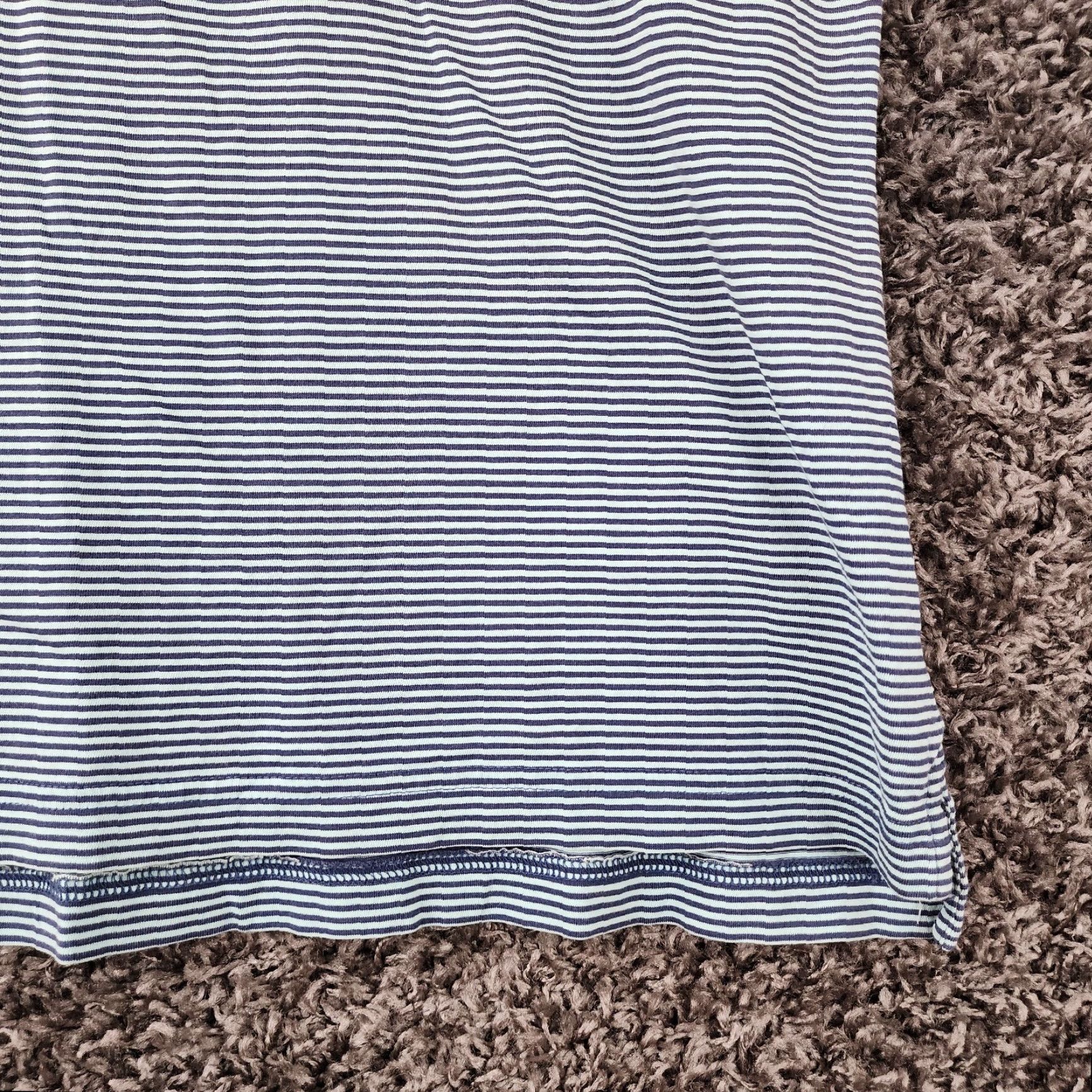 Peter Millar Peter Millar Polo Shirt Short Sleeve Blue Striped Pima Cotton XL Men’s Size XL Discoloration Collar Embroidered Sleeve 90s? Size US XL / EU 56 / 4 - 2 Thumbnail