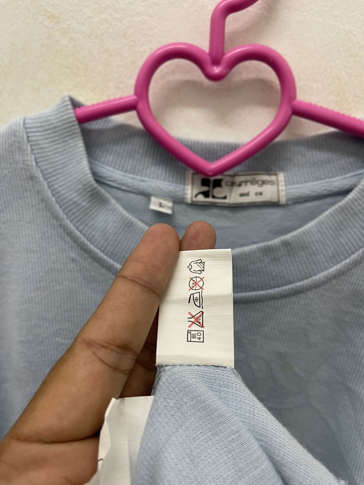 Courreges Rare Vintage COURREGES Spell Out Embroidered Big Logo Size US L / EU 52-54 / 3 - 4 Thumbnail