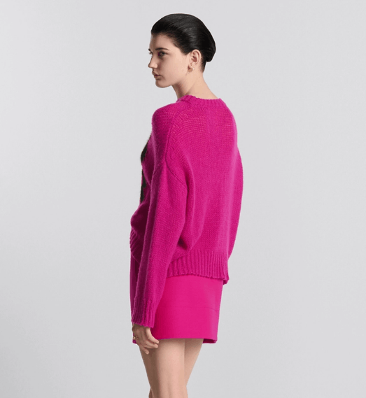 Dior o1w1db11225 451J11 Mini Skirt in Fuchsia Size 27" / US 4 / IT 40 - 6 Thumbnail