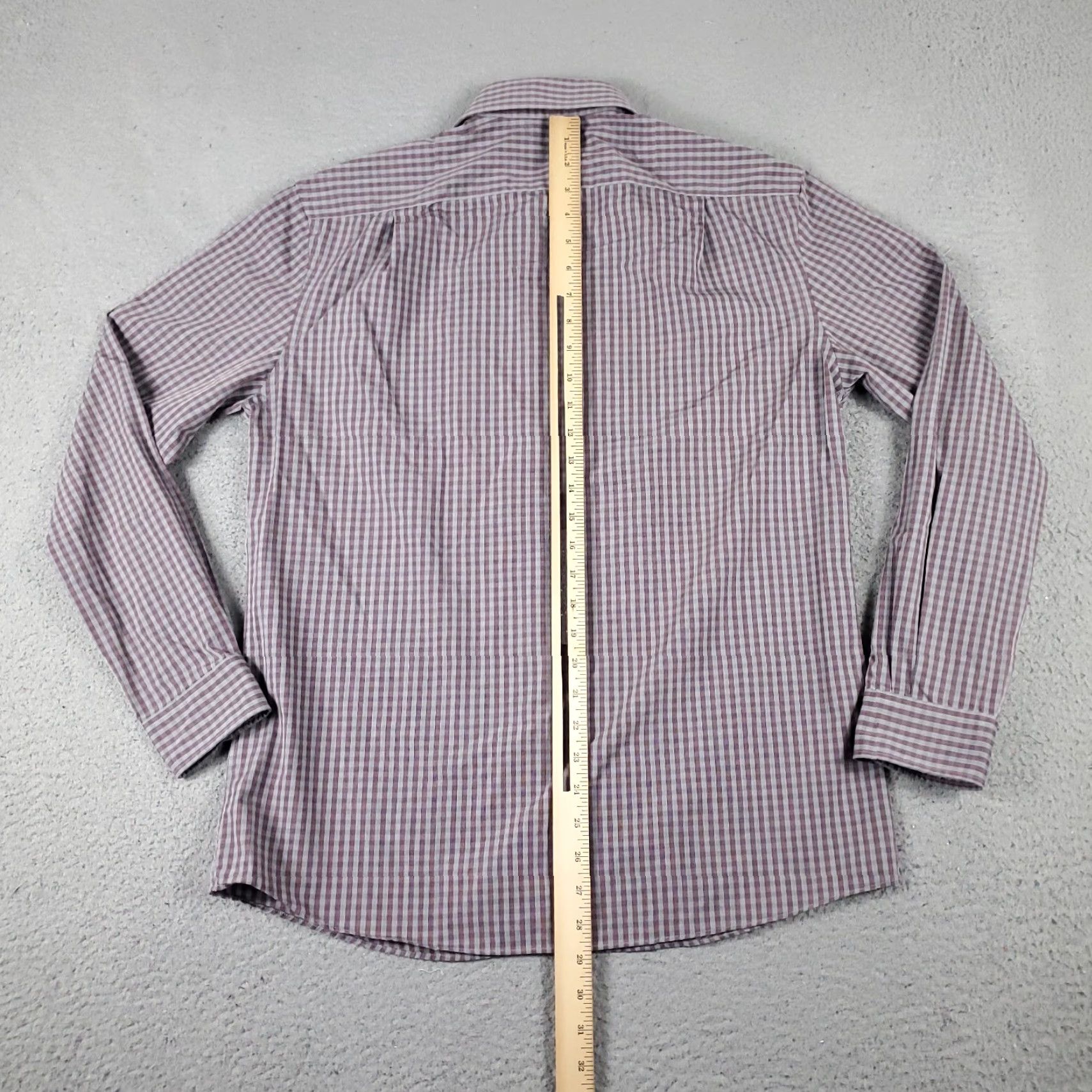 Tommy Hilfiger Tommy Hilfiger Shirt Men's Large Gray Red Check Button-Up Long Sleeve Casual Business Modern Preppy 90s Theme Mens Size US L / EU 52-54 / 3 - 3 Thumbnail