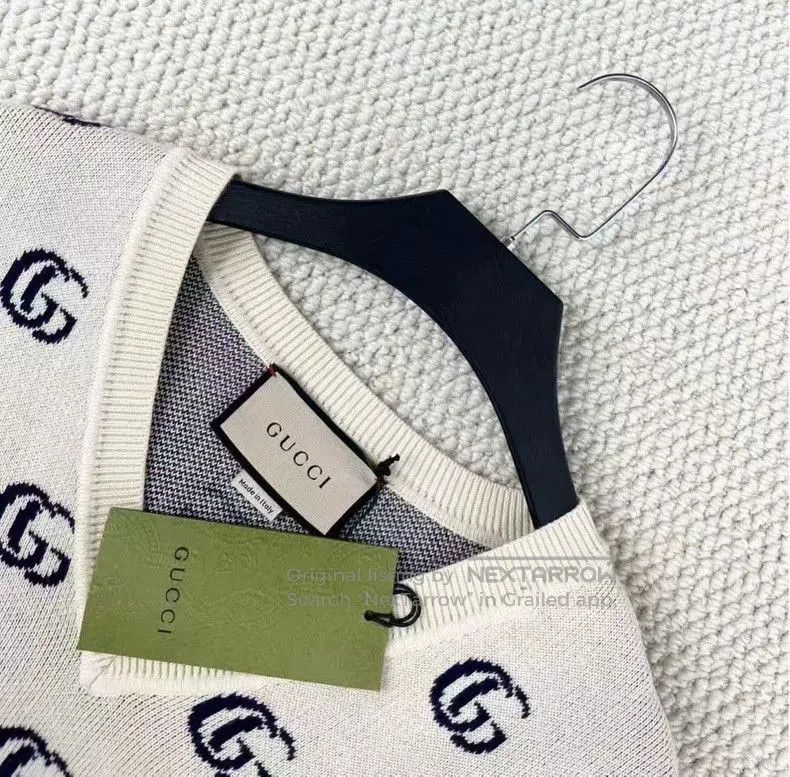 Gucci Gucci Beige GG Logo Knit Sweater. Size US S / EU 44-46 / 1 - 3 Thumbnail