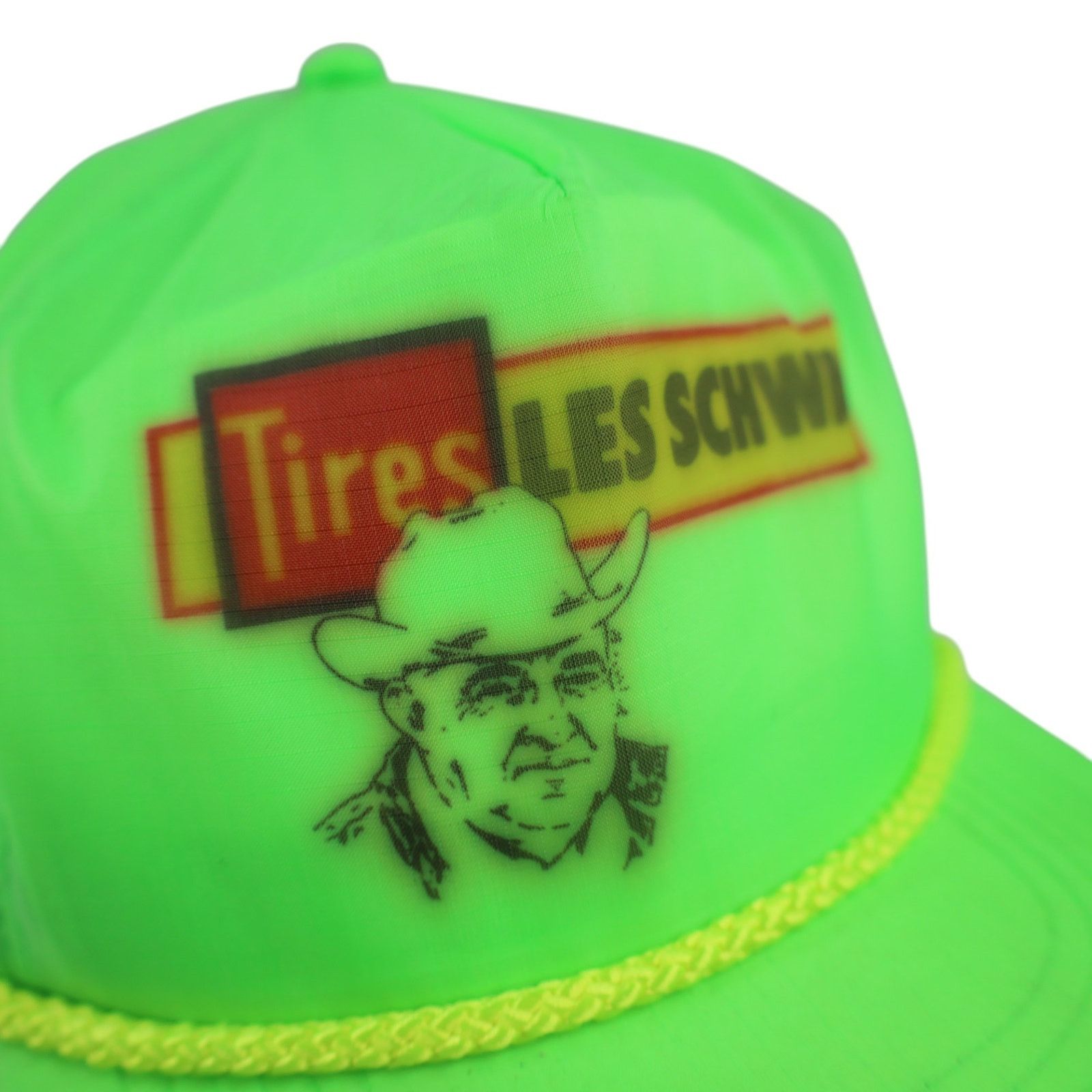 Vintage Vintage Les Schwab Tires Zipper Back Trucker Hat Size ONE SIZE - 3 Thumbnail