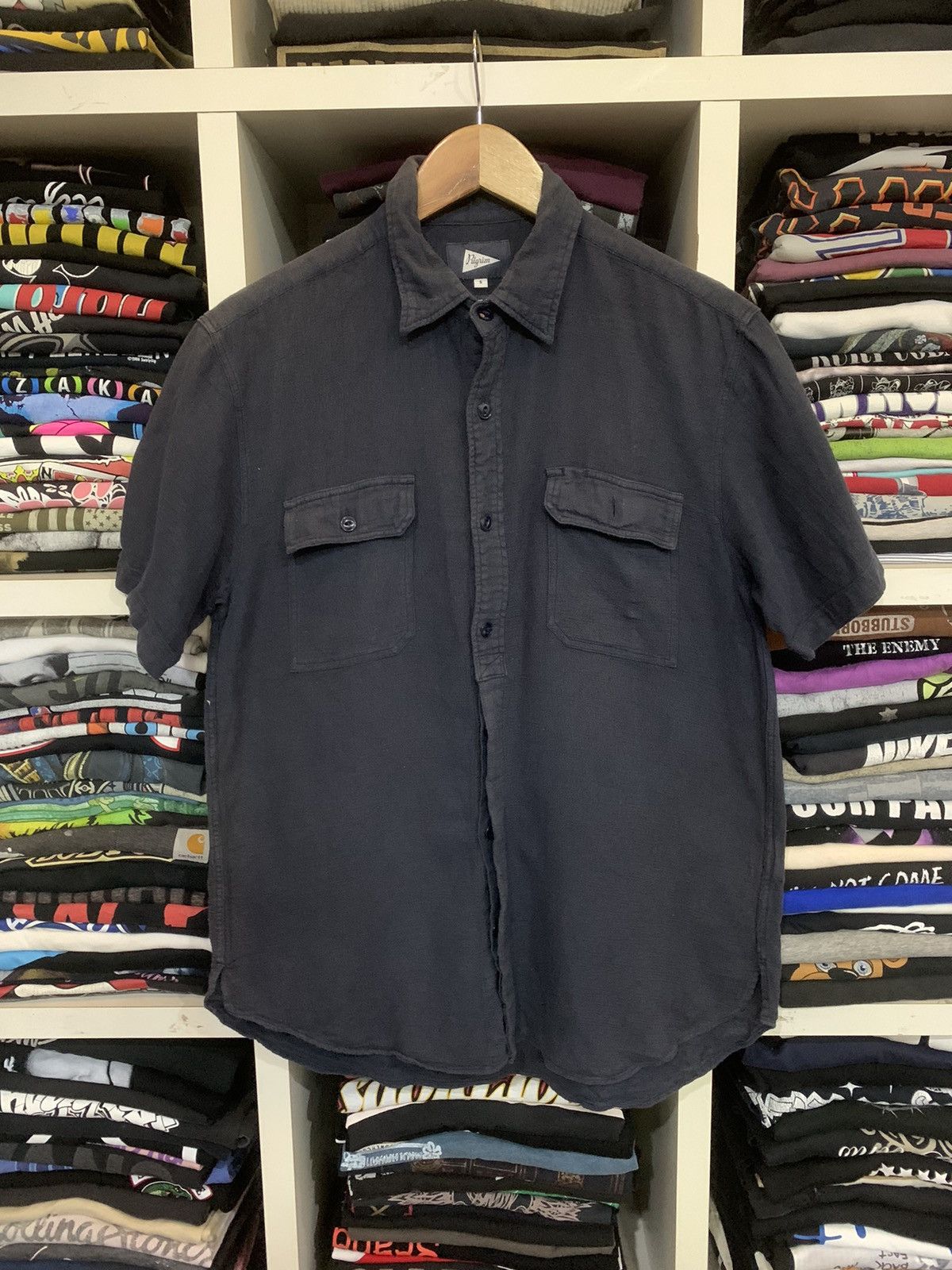 Japanese Brand Pilgrim Button Shirt Size US S / EU 44-46 / 1 - 1 Thumbnail