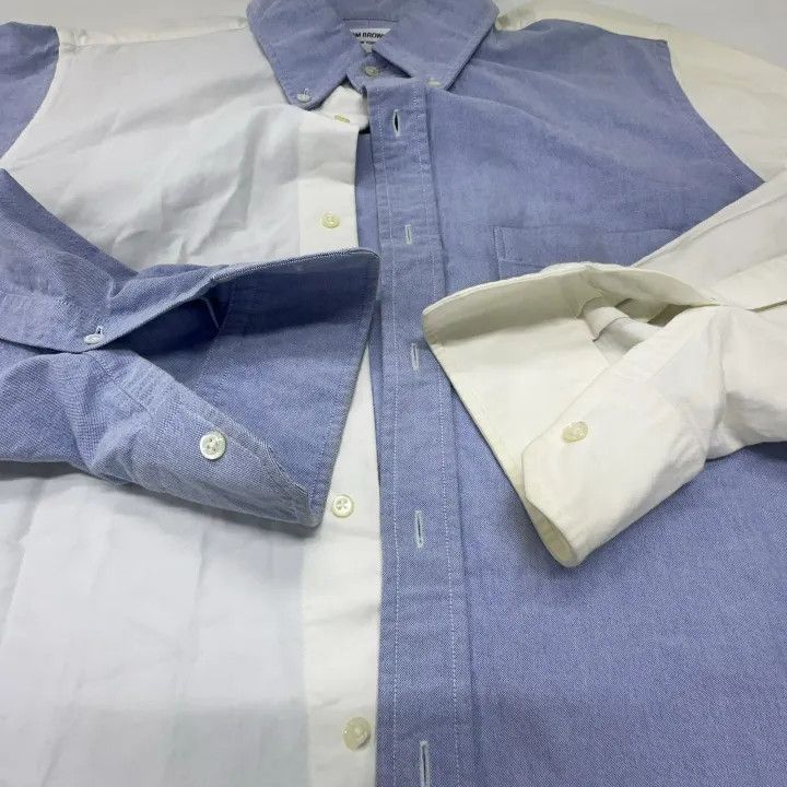 Thom Browne Thom Browne Cotton Oxford Long Sleeve Shirt -2507 Size US M / EU 48-50 / 2 - 4 Thumbnail