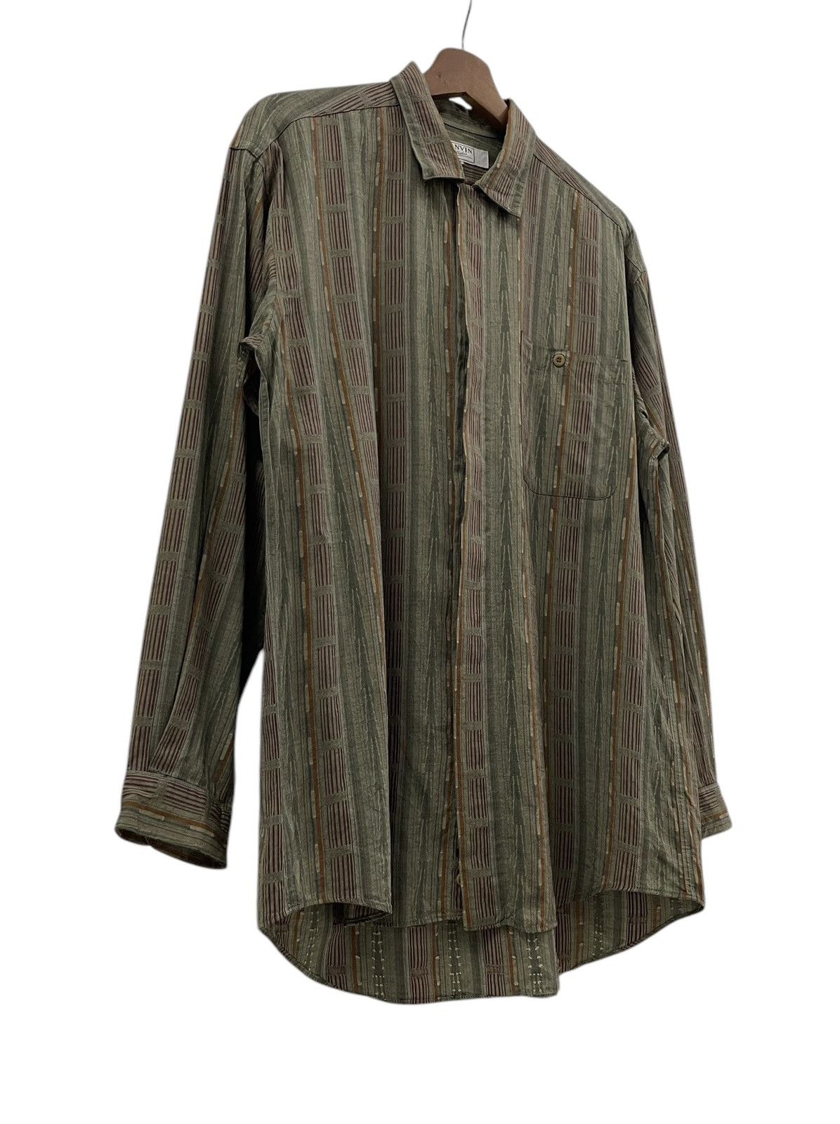 Lanvin Vintage Lanvin Shirts Rayon Size US M / EU 48-50 / 2 - 1 Thumbnail