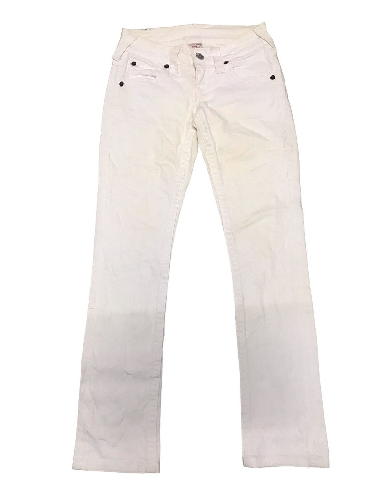 Vintage True Religion White Straight Jeans