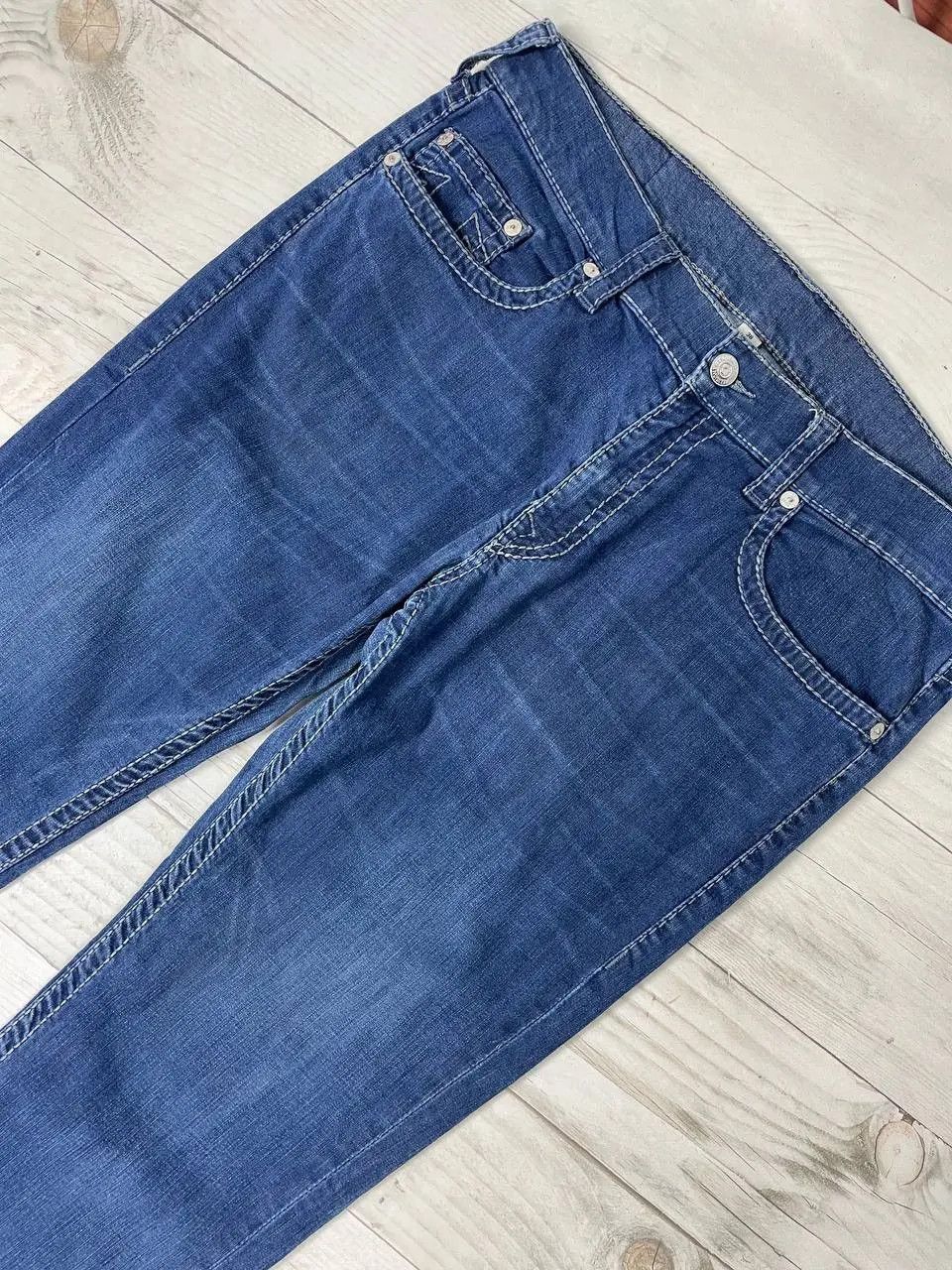 True Religion Vintage True Religion Slim Denim Jeans Y2K 90s Japan Size US 38 / EU 54 - 3 Thumbnail