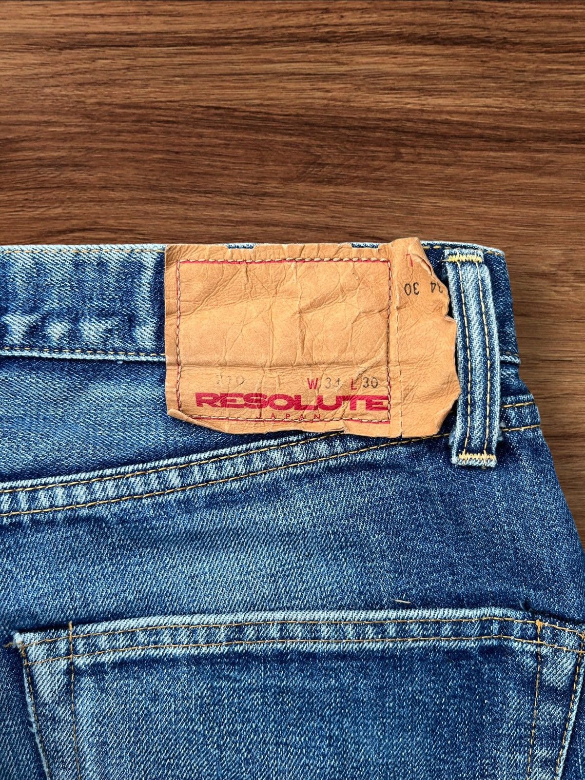 Japanese Brand Vintage Japanese Brand Buttonfly Redline Selvedge Jeans Size US 32 / EU 48 - 10 Thumbnail