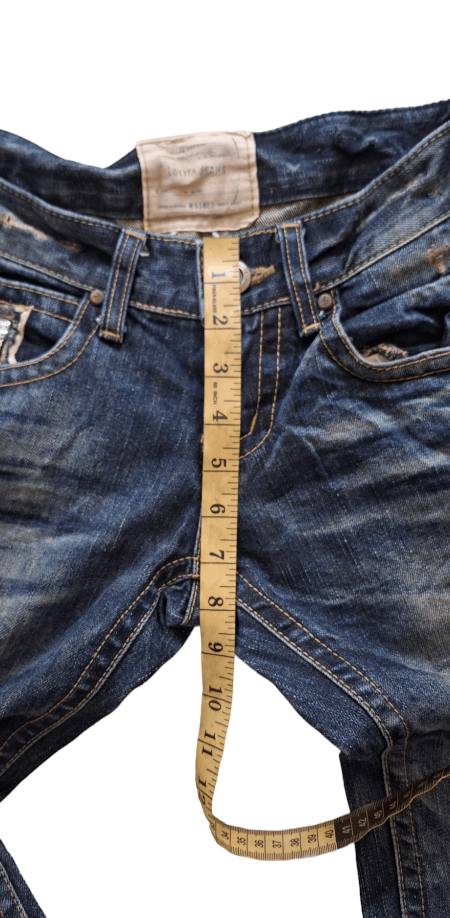 Designer × Japanese Brand Japanese Brand Lolita Flared Whiskered Jeans Size US 26 / EU 42 - 14 Thumbnail