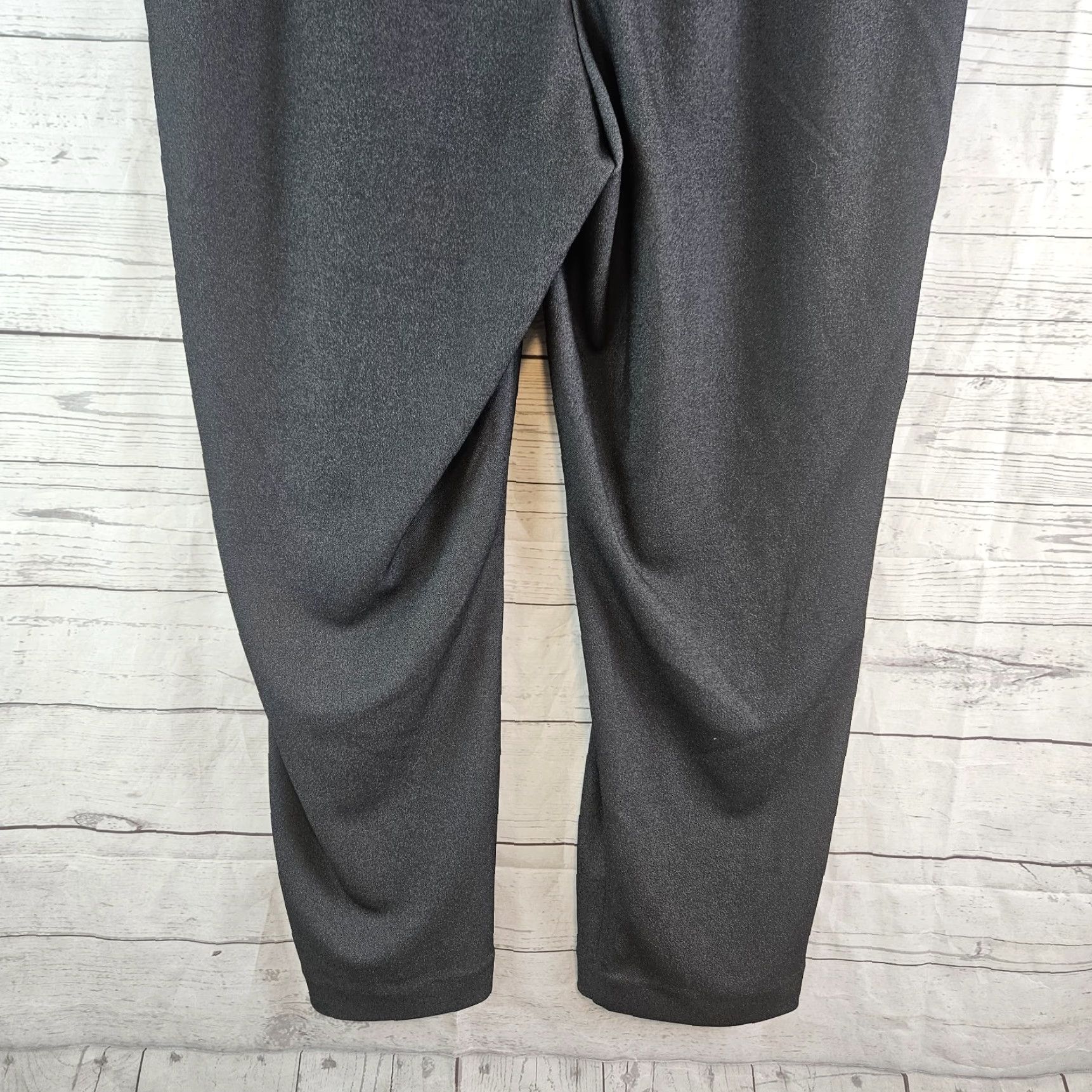 Vintage Catherines Womens Crepe Knit Pants Sz 1X Gray High Rise Pull On Size 40" / US 18 - 5 Thumbnail