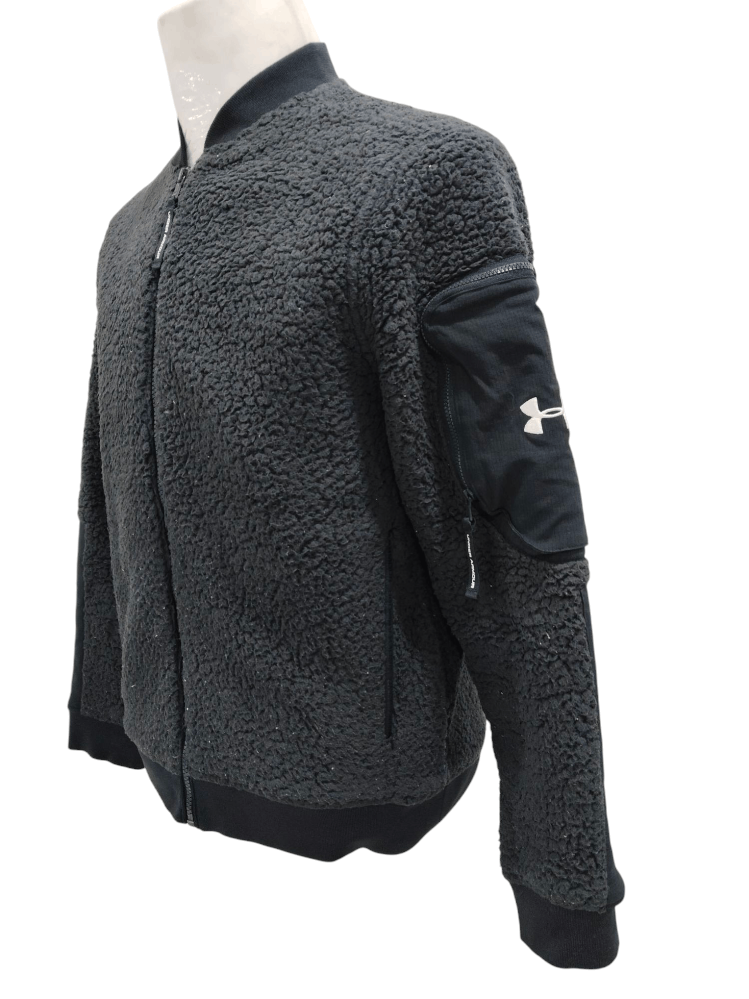 Under Armour Under Armour Fleece Bomber Jacket Size US M / EU 48-50 / 2 - 2 Thumbnail