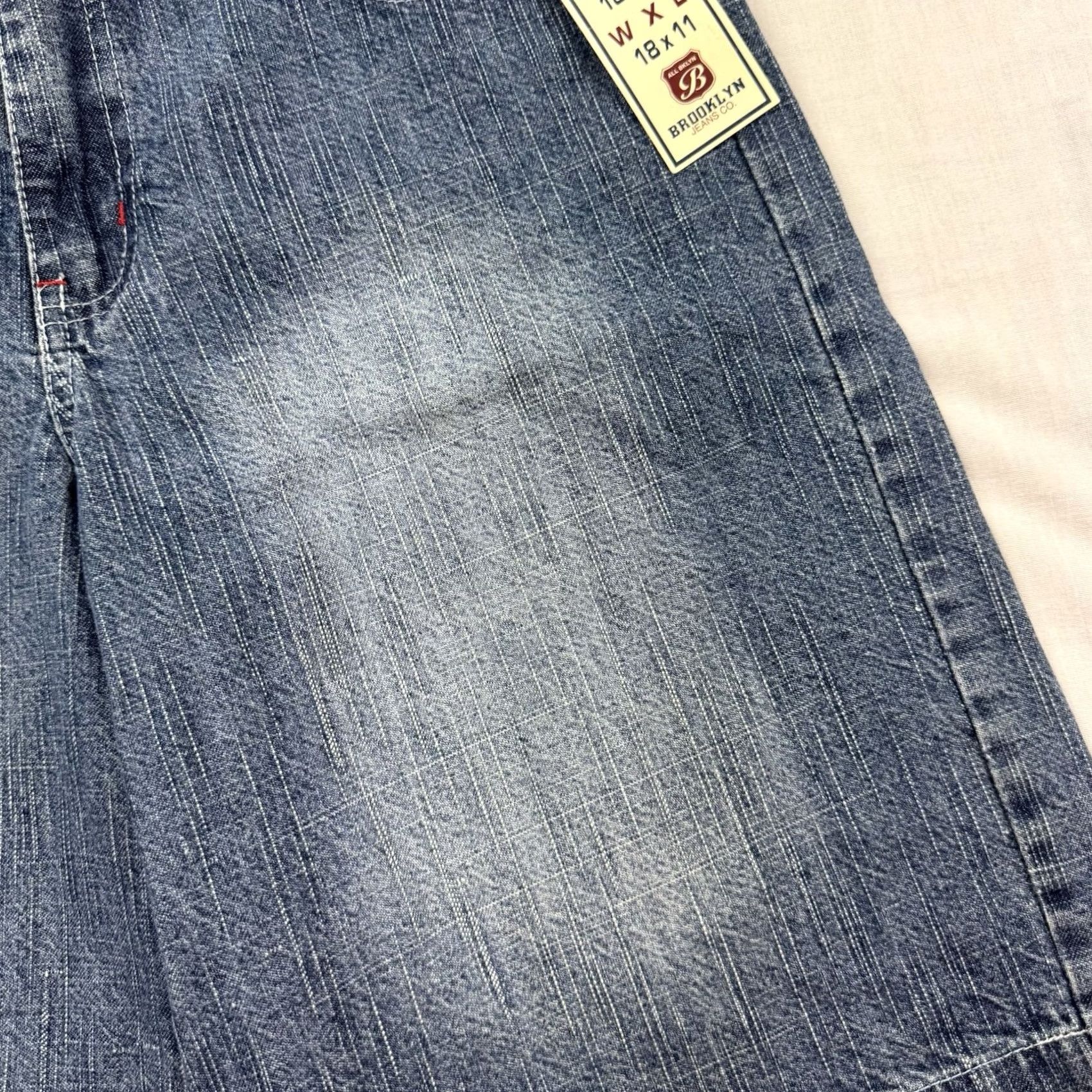 CO VINTAGE Brooklyn Jeans Co Shorts Women 28x11 Baggy Hipster Punk NWT Y2K Grunge Blue 100% Cotton Relaxed Inseam 11 Boys? Womens Size 28" / US 6 / IT 42 - 3 Thumbnail