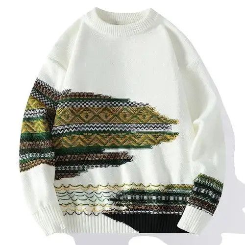 Aran Isles Knitwear × Japanese Brand Vintage Sweater Mens Hip Hop Pullover Size US XL / EU 56 / 4 - 1 Thumbnail