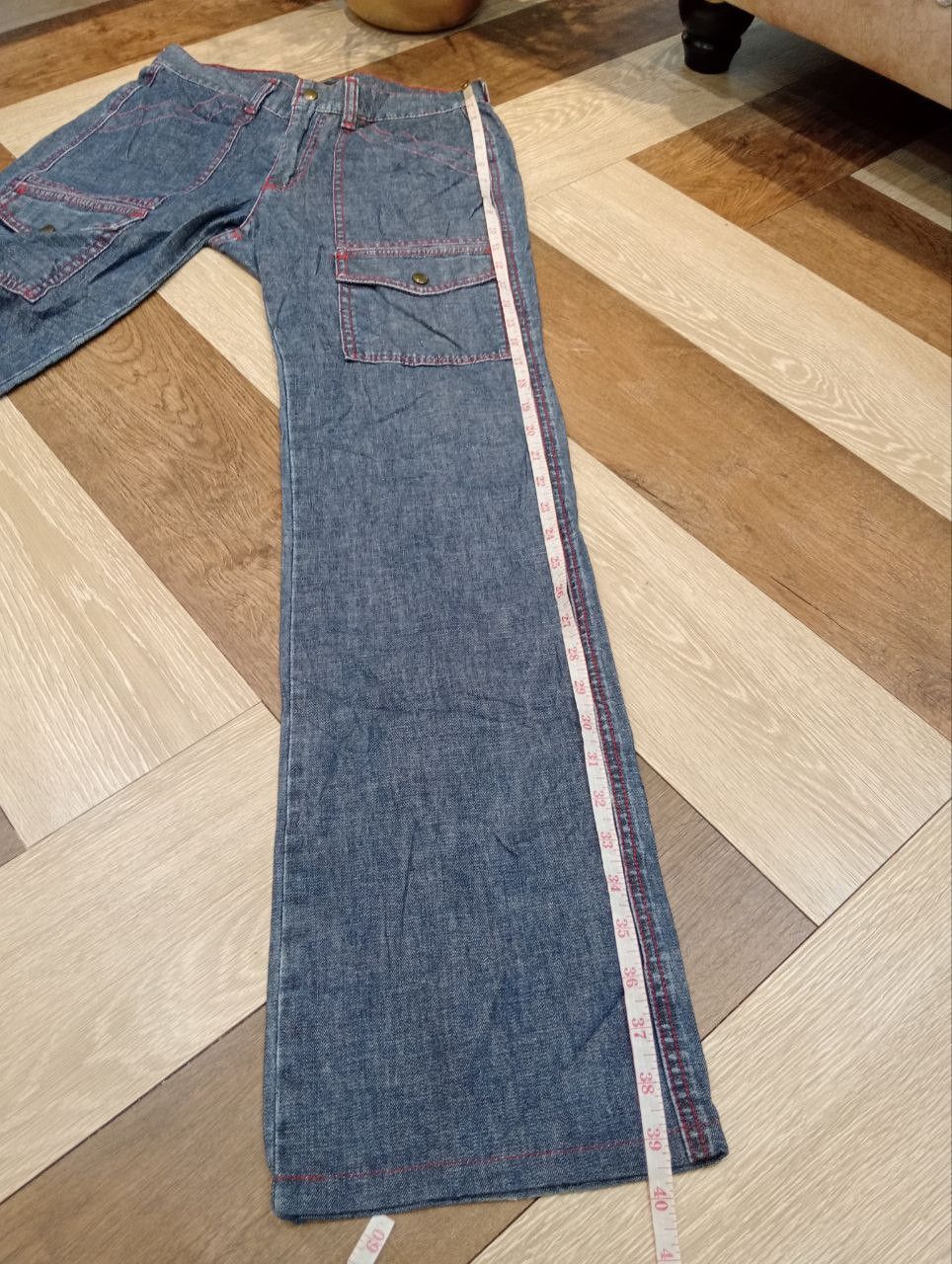 Japanese Brand ANNA SUI 6 POCKET DENIM BUSH PANTS - SIZE 2 Size US 29 - 13 Thumbnail