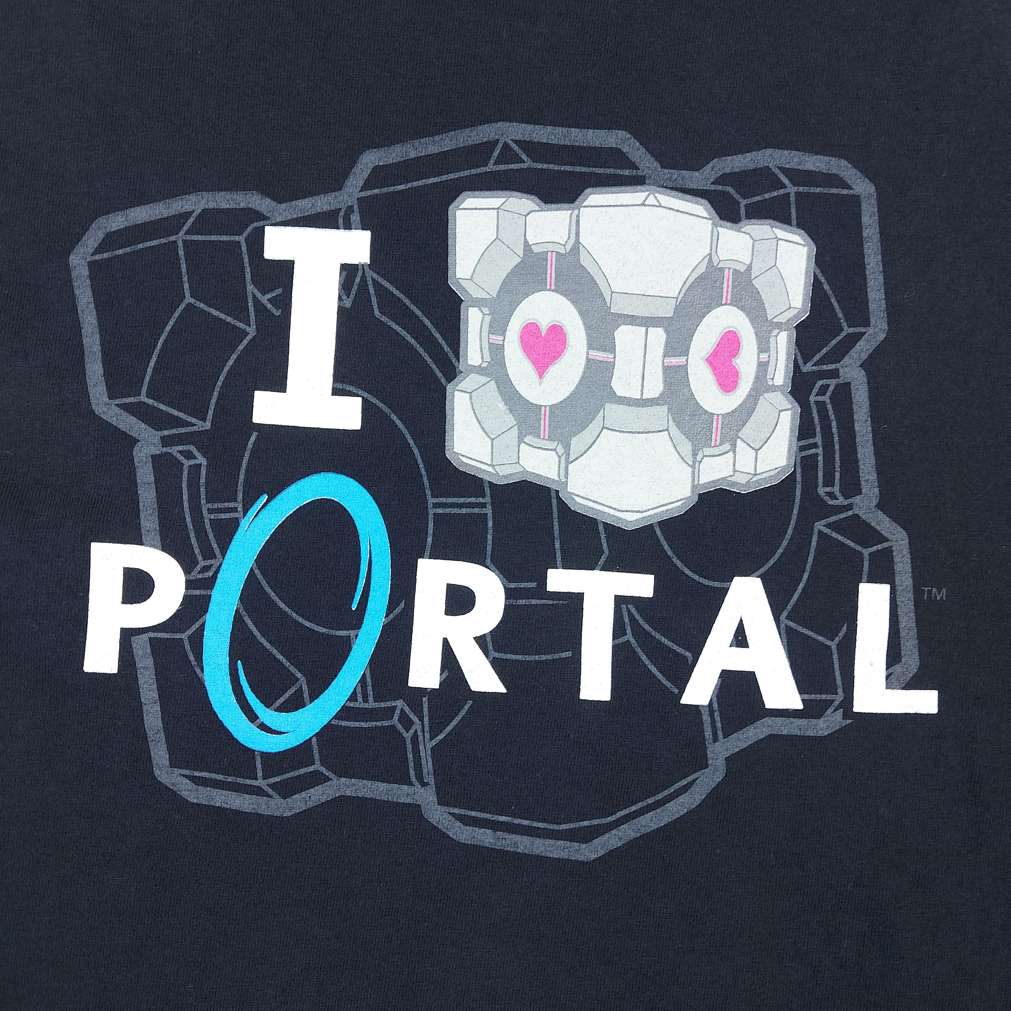 Microsoft VERY RARE Vintage 2007 Portal 1 Valve Glitch Gaming TEE Size US XL / EU 56 / 4 - 4 Thumbnail
