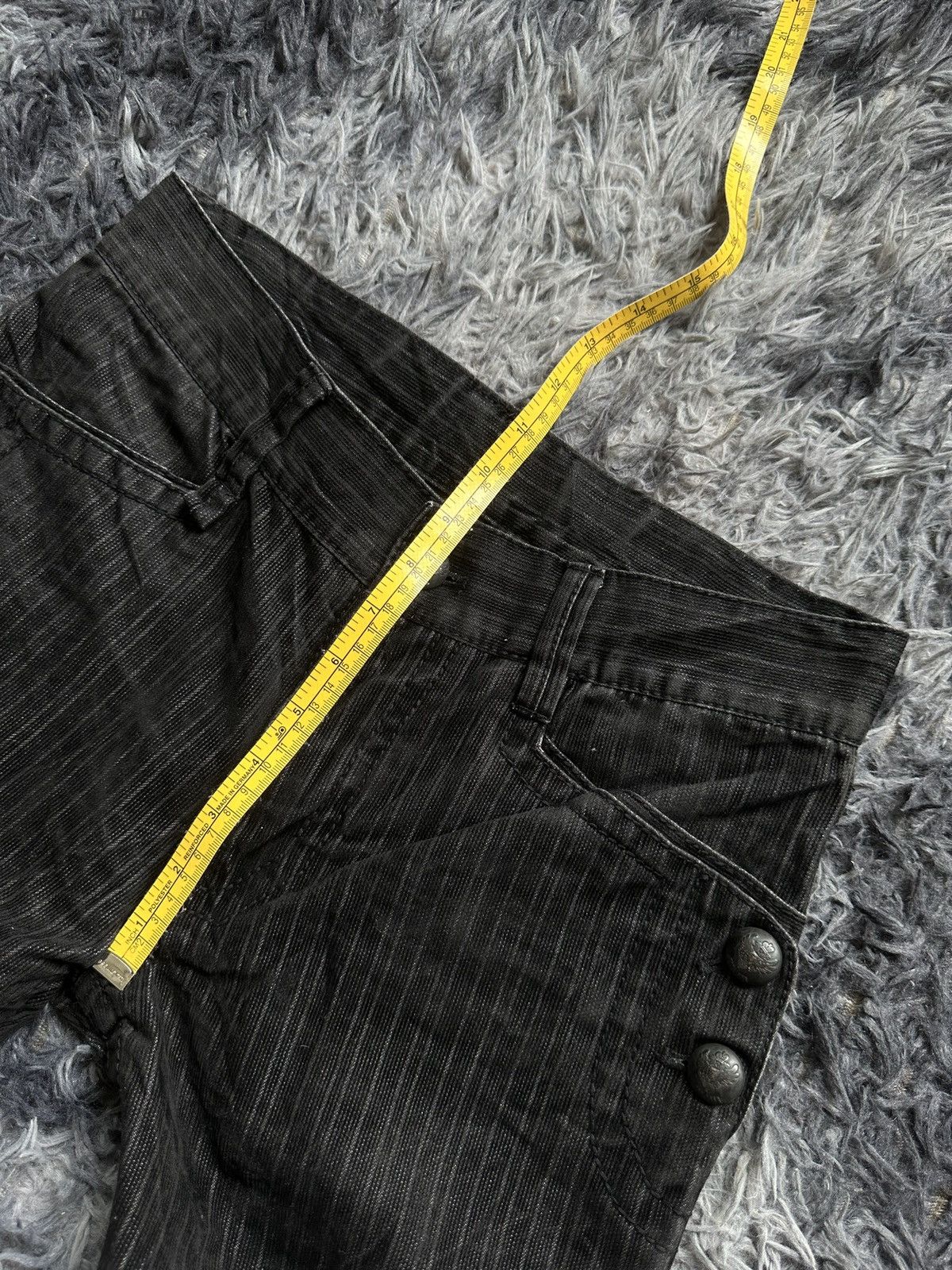 JUN MEN 2010's JUNMEN Japan velour denim gothic jeans Size US 32 / EU 48 - 16 Thumbnail