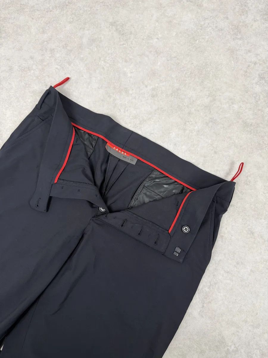 Prada 2000s Prada Linea Rossa Navy Cozy Pants Size US 34 / EU 50 - 8 Thumbnail