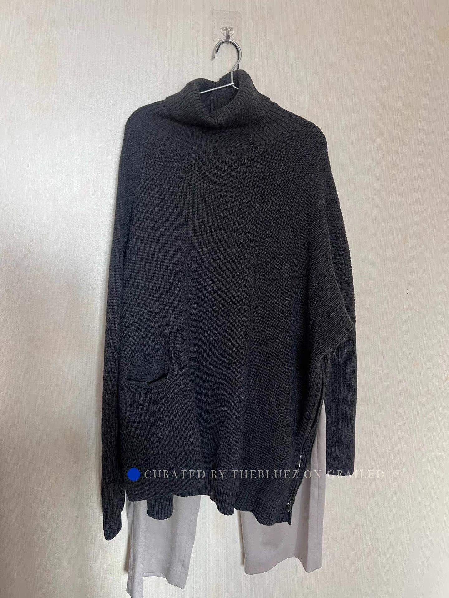 The Viridi-anne Gray Turtleneck Sweater - Size L Size US L / EU 52-54 / 3 - 1 Thumbnail