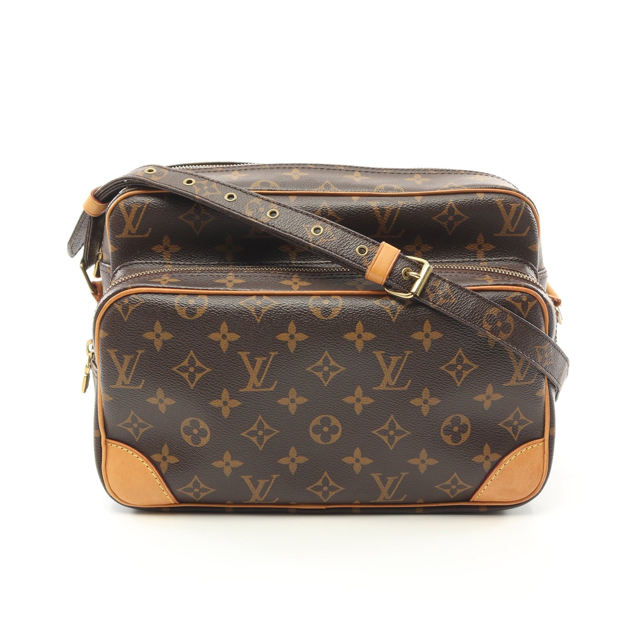 Louis Vuitton Louis Vuitton Nil Monogram Shoulder Bag Leather Brown Size ONE SIZE - 1 Thumbnail