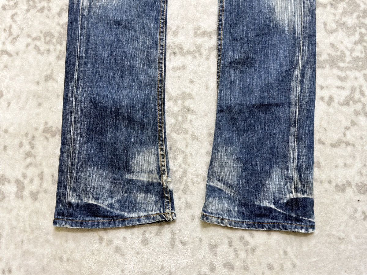 If Six Was Nine Vintage Jackrose Distressed Flare Bootcut Grunge Whiskered Size US 30 / EU 46 - 7 Thumbnail