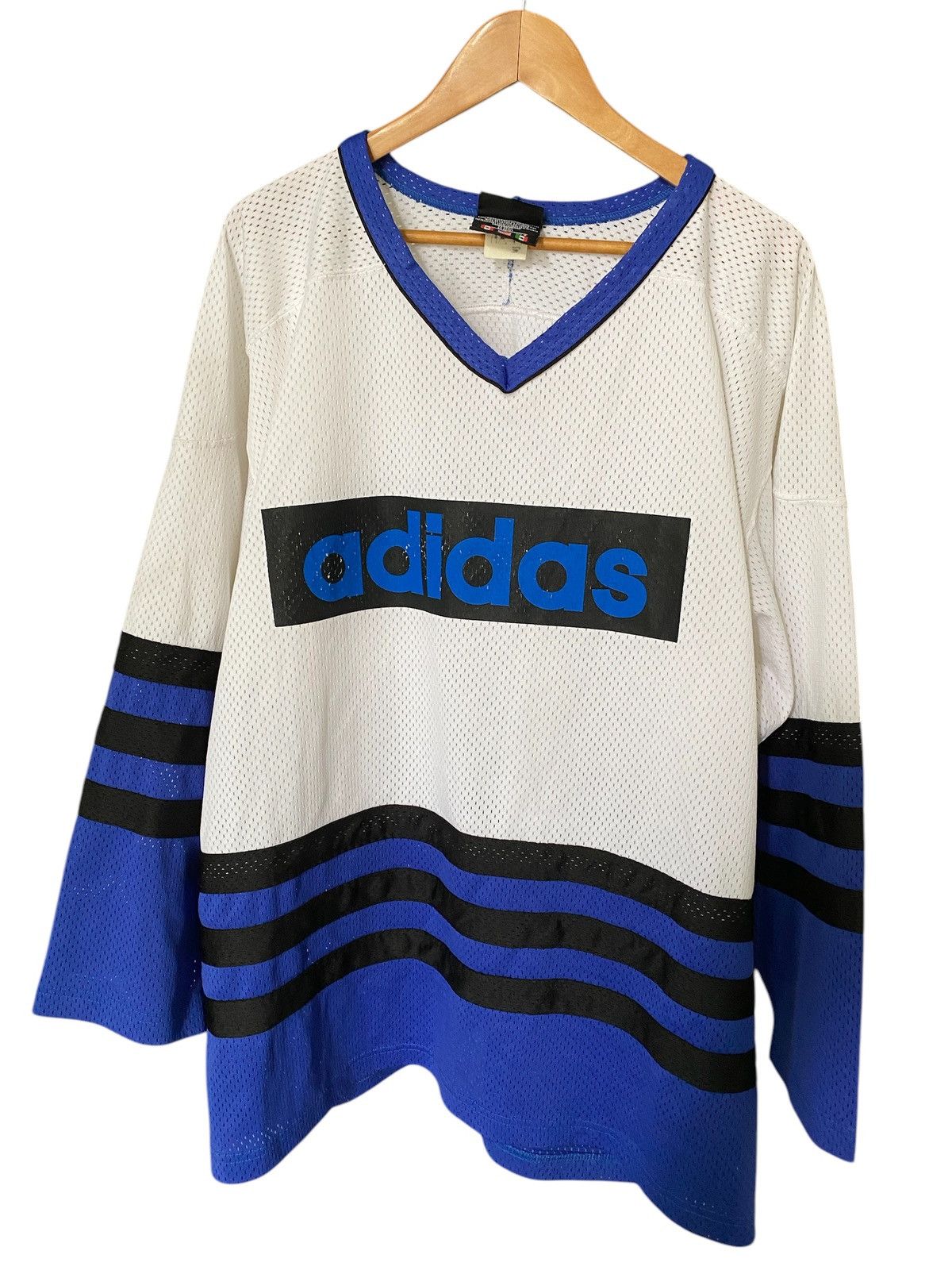 Adidas × Vintage VTG ADIDAS EQUIPMENT HOCKEY JERSEY YEEZY KOBE PHARELL BOOST Size US L / EU 52-54 / 3 - 8 Thumbnail