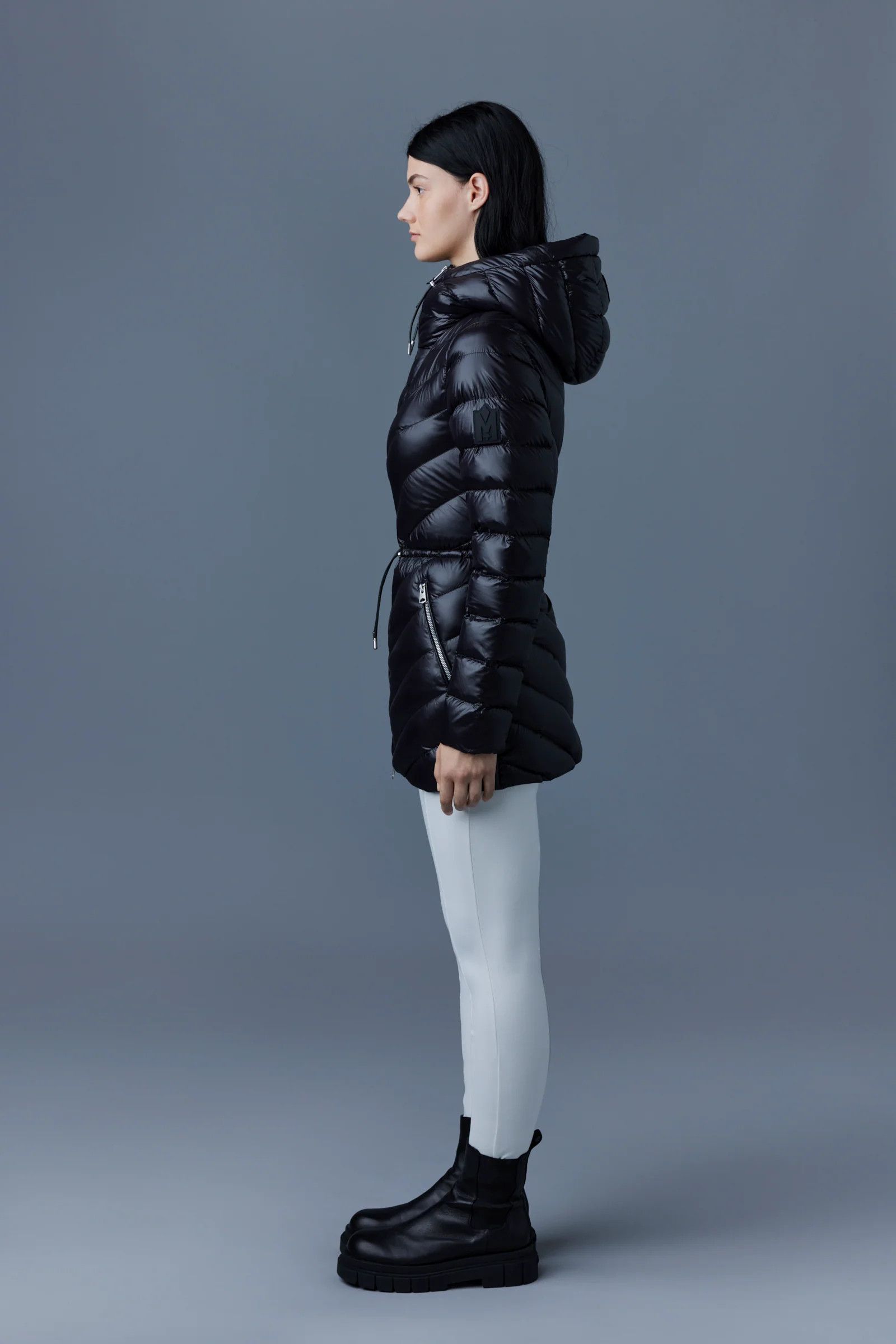 Mackage *No Tariff* MACKAGE Arita Light Hooded Down Chevron Jacket Size XS / US 0-2 / IT 36-38 - 15 Thumbnail