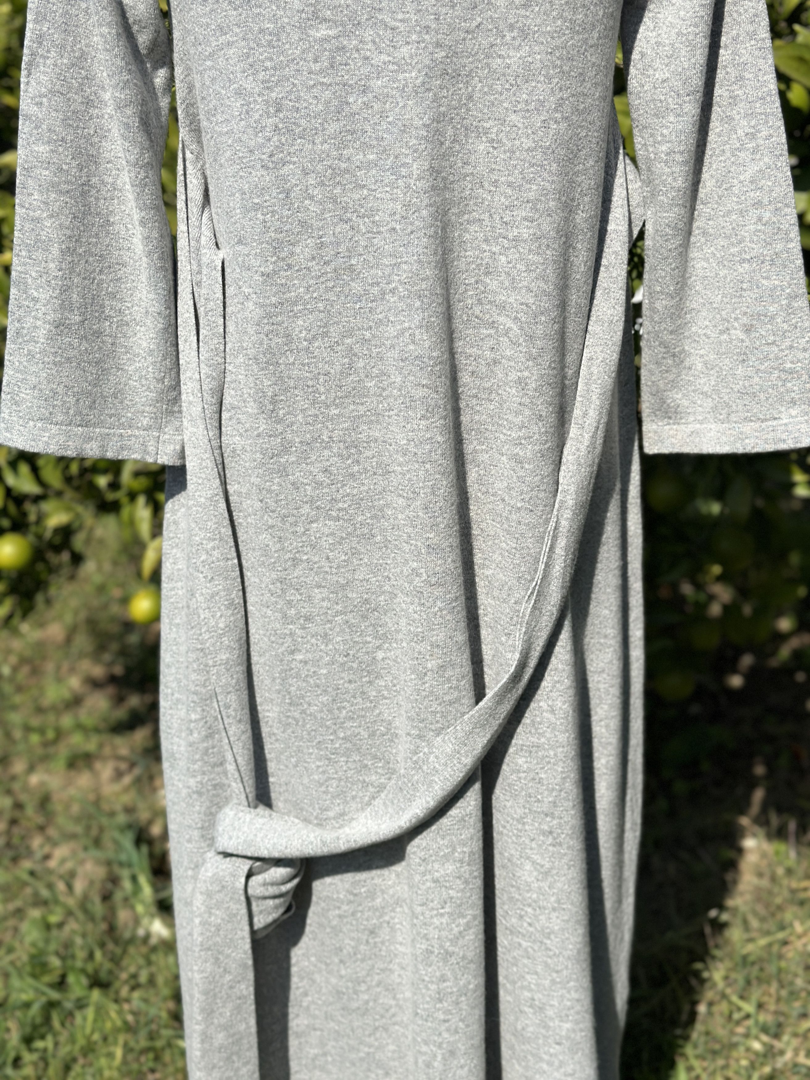Other Jenni Kayne Maxi Dress Size XS Gray Cashmere Wool V Neck Size XS / US 0-2 / IT 36-38 - 10 Thumbnail