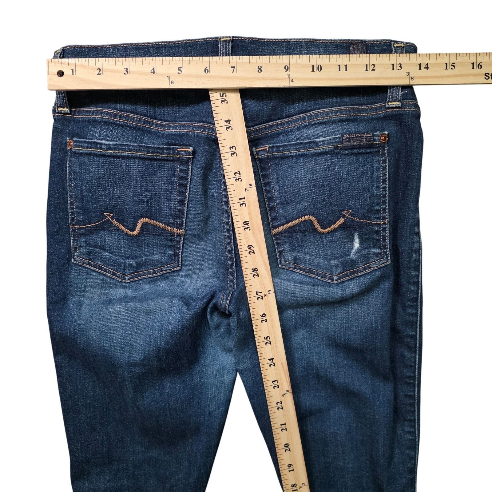 7 For All Mankind 7 For All Mankind Gwenevere Ankle Skinny Jeans Women’s 27 Size 24" / US 00 / IT 34 - 5 Thumbnail