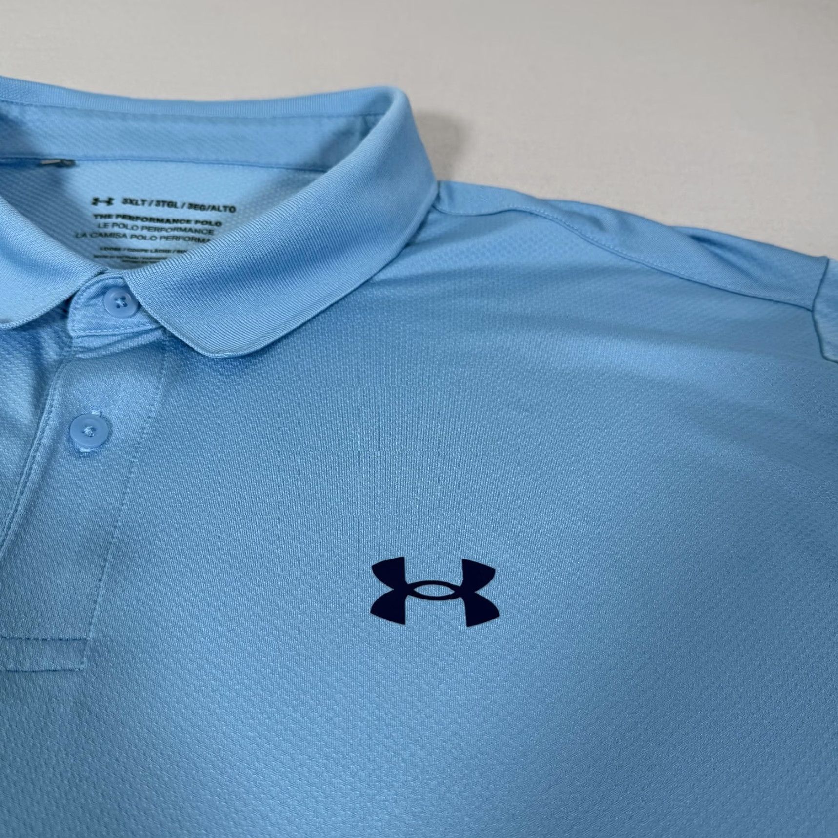 Under Armour Under Armour Polo Shirt Mens 3XL Blue Performance Golf Stretch Athletic Basic Shirt Size US XXL / EU 58 / 5 - 3 Thumbnail
