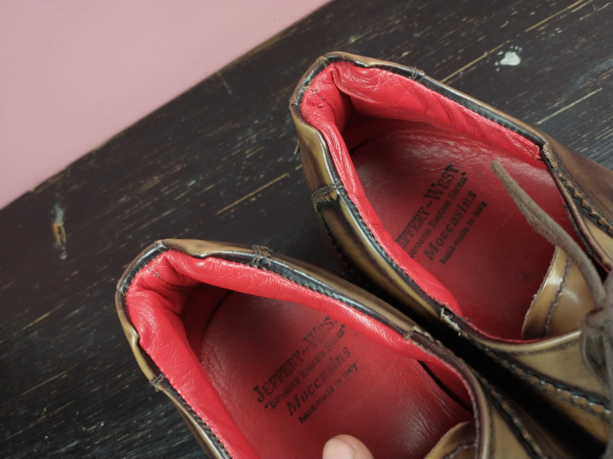 Jeffery West Moccasins Low Top Size 7 1/2 - 8 Infamous English Shoes Size US 8 / EU 41 - 5 Thumbnail