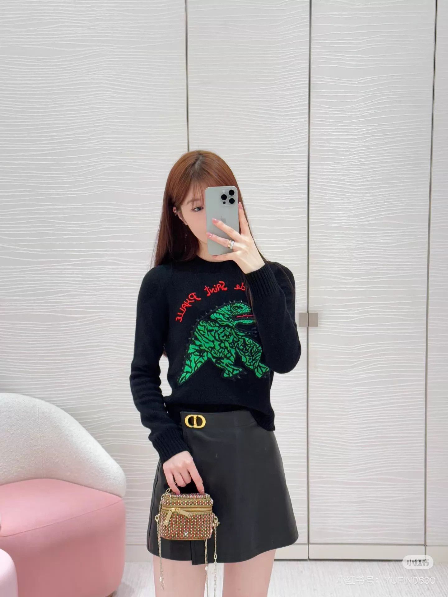 Dior Dior Dino Sweater F36 new with tags Size XS / US 0-2 / IT 36-38 - 6 Thumbnail