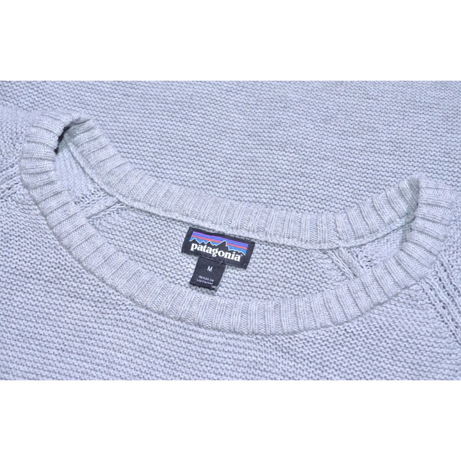 Patagonia Patagonia Jumper Grey Long Sleeve Size M Women's Organic Cotton Knitted Crew Neck Pullover For Casual Travel Size M / US 6-8 / IT 42-44 - 5 Thumbnail