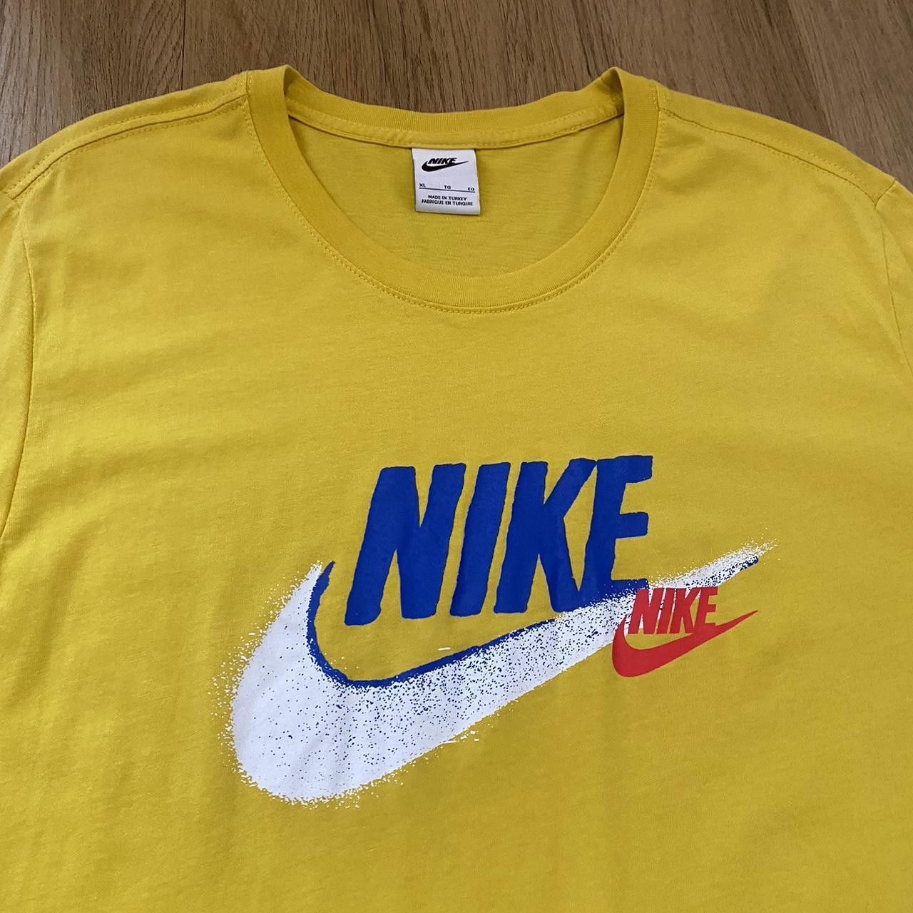 Nike Yellow Nike cotton t-shirt #streetwear Sportswear Size US XL / EU 56 / 4 - 2 Thumbnail