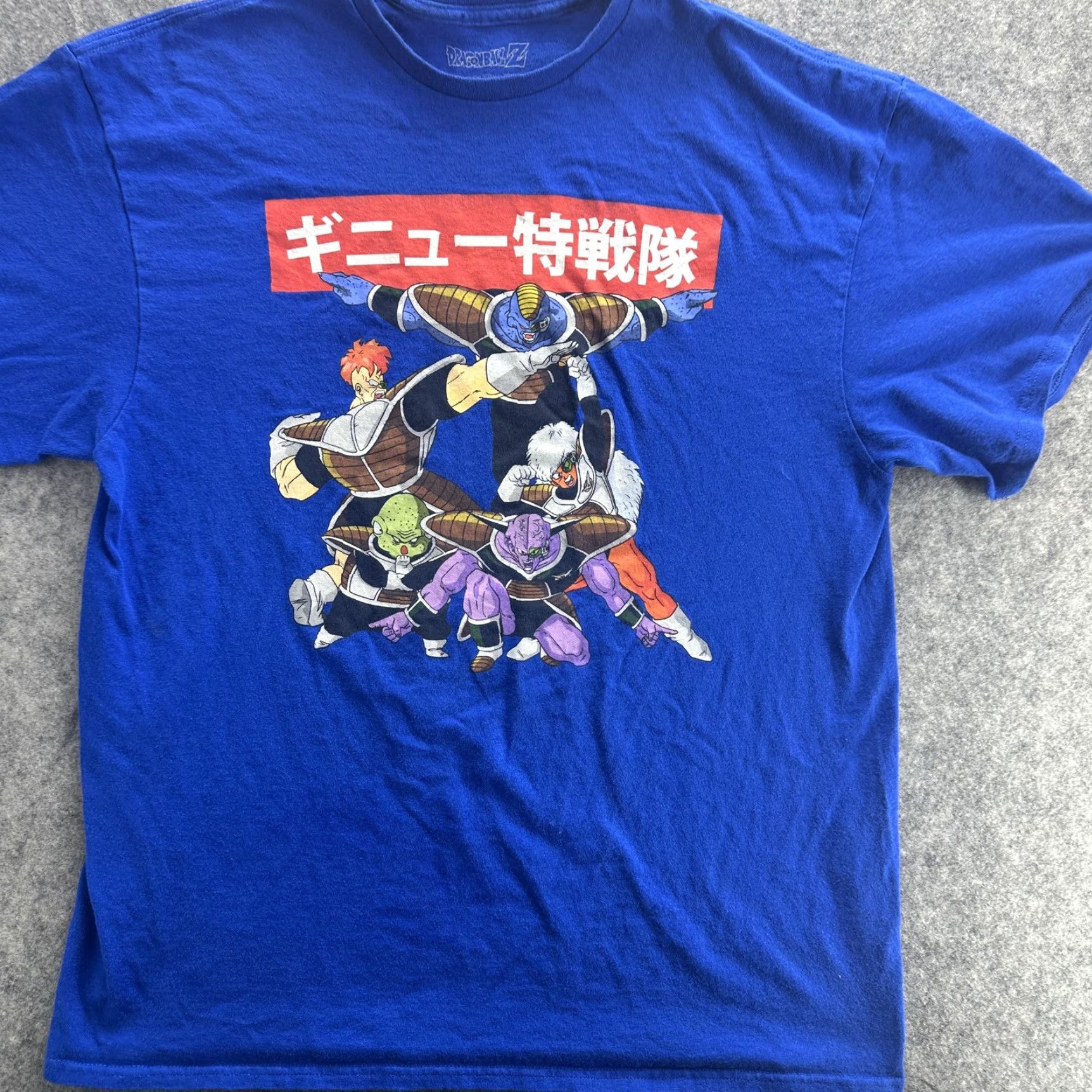 Vintage Dragon Ball Z Ginyu Force Shirt Mens Large Blue Anime Graphic Tee Japanese DBZ Shirt Size US L / EU 52-54 / 3 - 3 Thumbnail