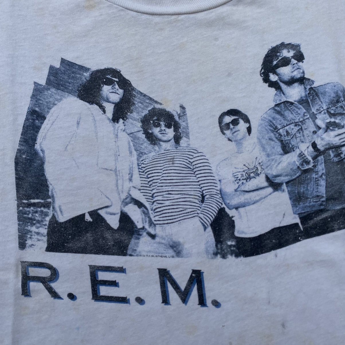 Band Tees 1980s distressed R.E.M album promo Size US M / EU 48-50 / 2 - 11 Thumbnail