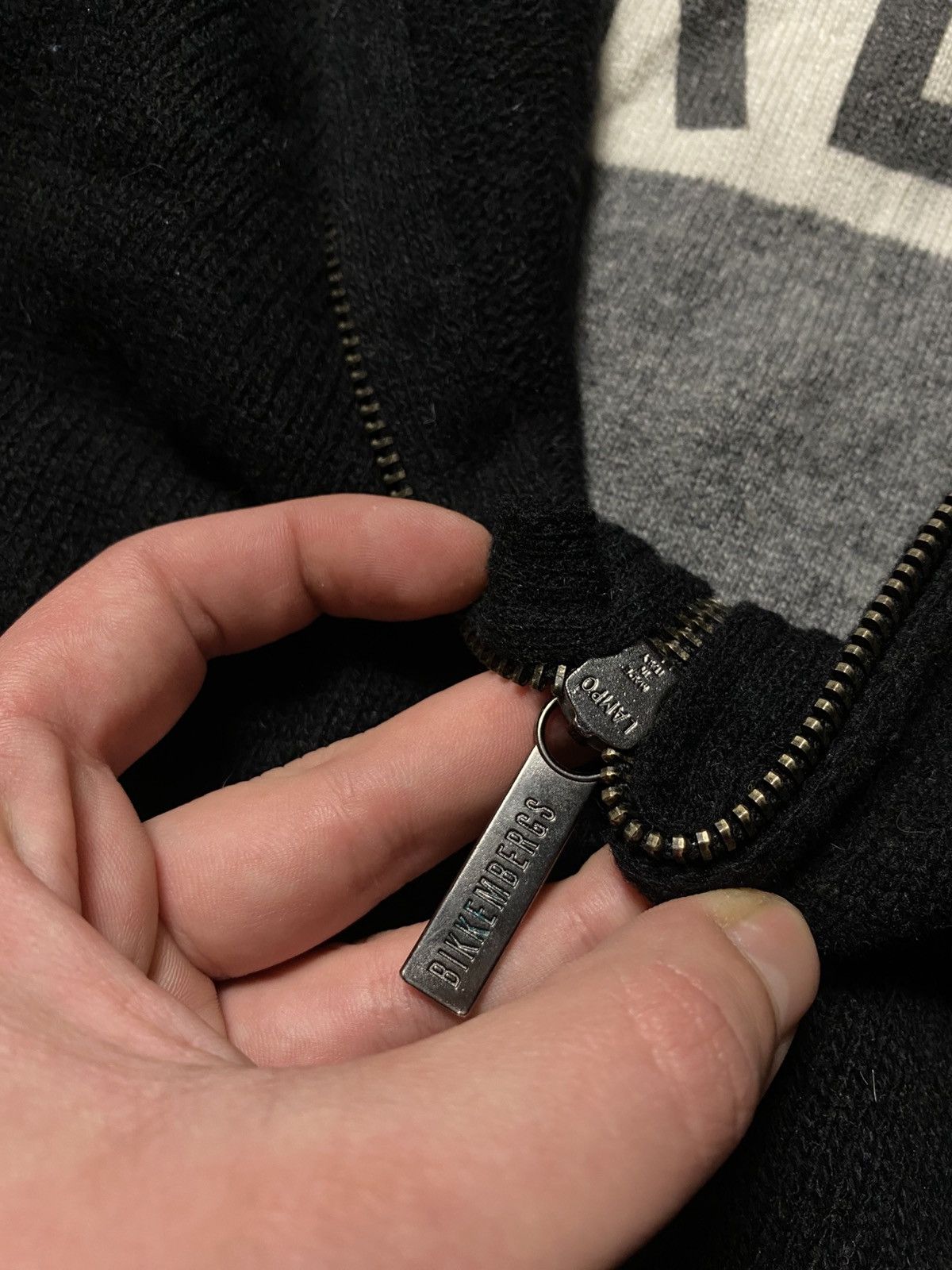 Dirk Bikkembergs BIKKEMBERGS VINTAGE VERY RARE WOOL ZIP SWEATER AVANT GARDE Size US L / EU 52-54 / 3 - 4 Thumbnail