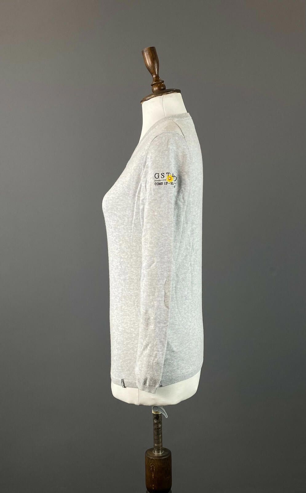 KJUS Ladies Kjus Gray Cotton Long Sleeve Sweater Size 40 / L Size L / US 10 / IT 46 - 5 Thumbnail