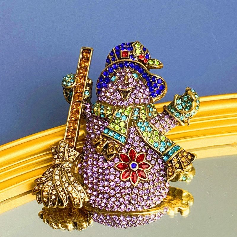 Other vintage halloween snowman brooch Size ONE SIZE - 3 Thumbnail