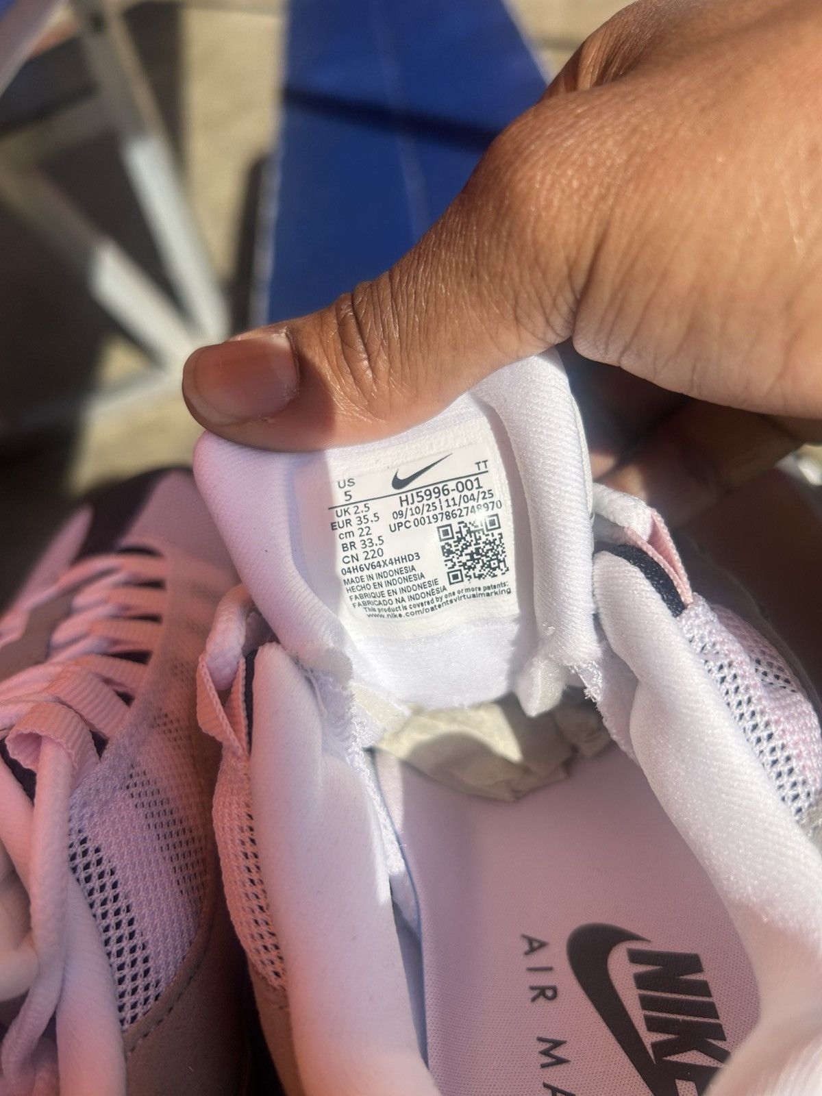 Nike Nike Air Max 95 OG Big Bubble Pink Foam Women's)-(sz-5) Size US 5 / IT 35 - 5 Thumbnail