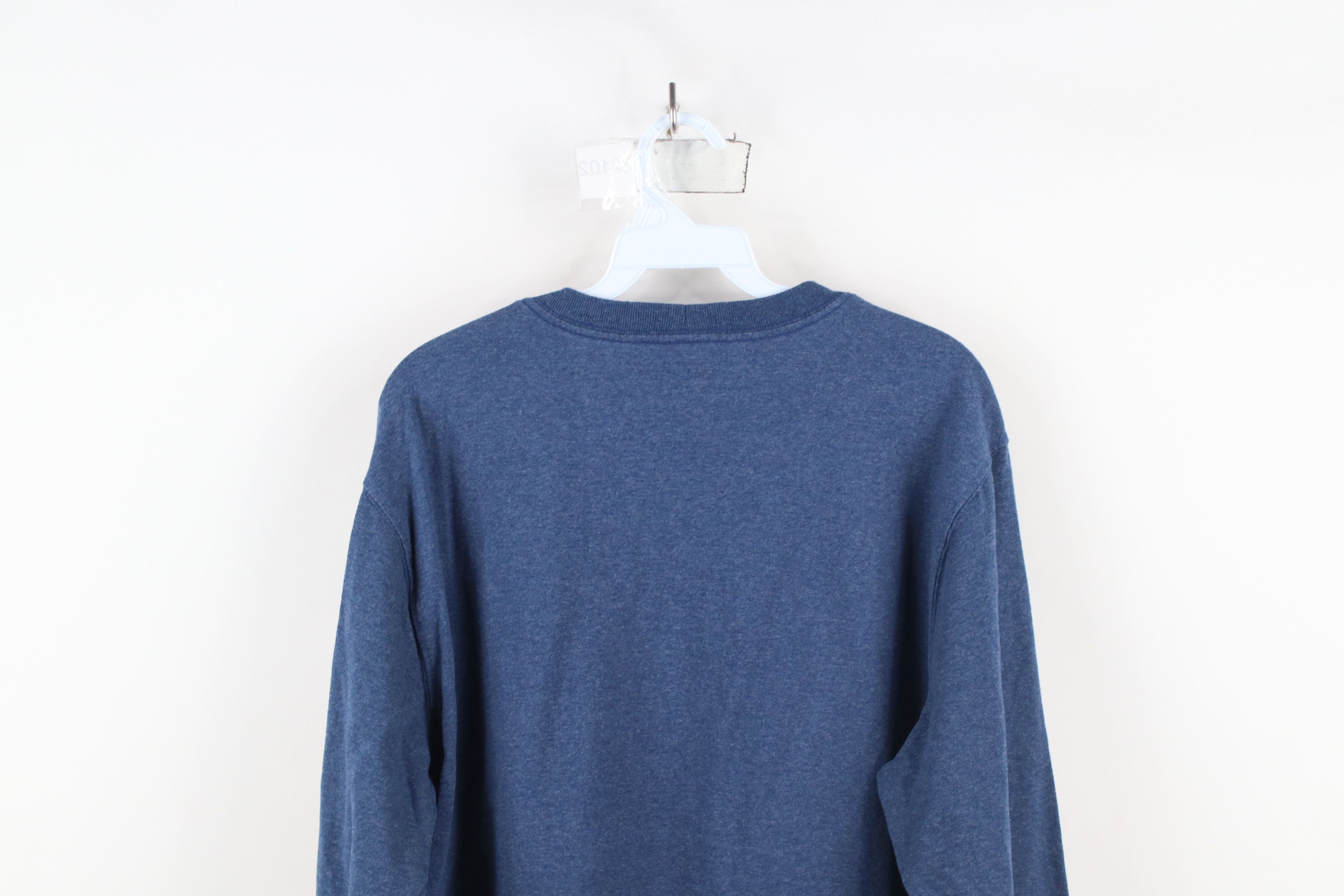 Carhartt × Vintage Vintage Y2K Carhartt Spell Long Sleeve T-Shirt Heather Blue Size US S / EU 44-46 / 1 - 9 Thumbnail