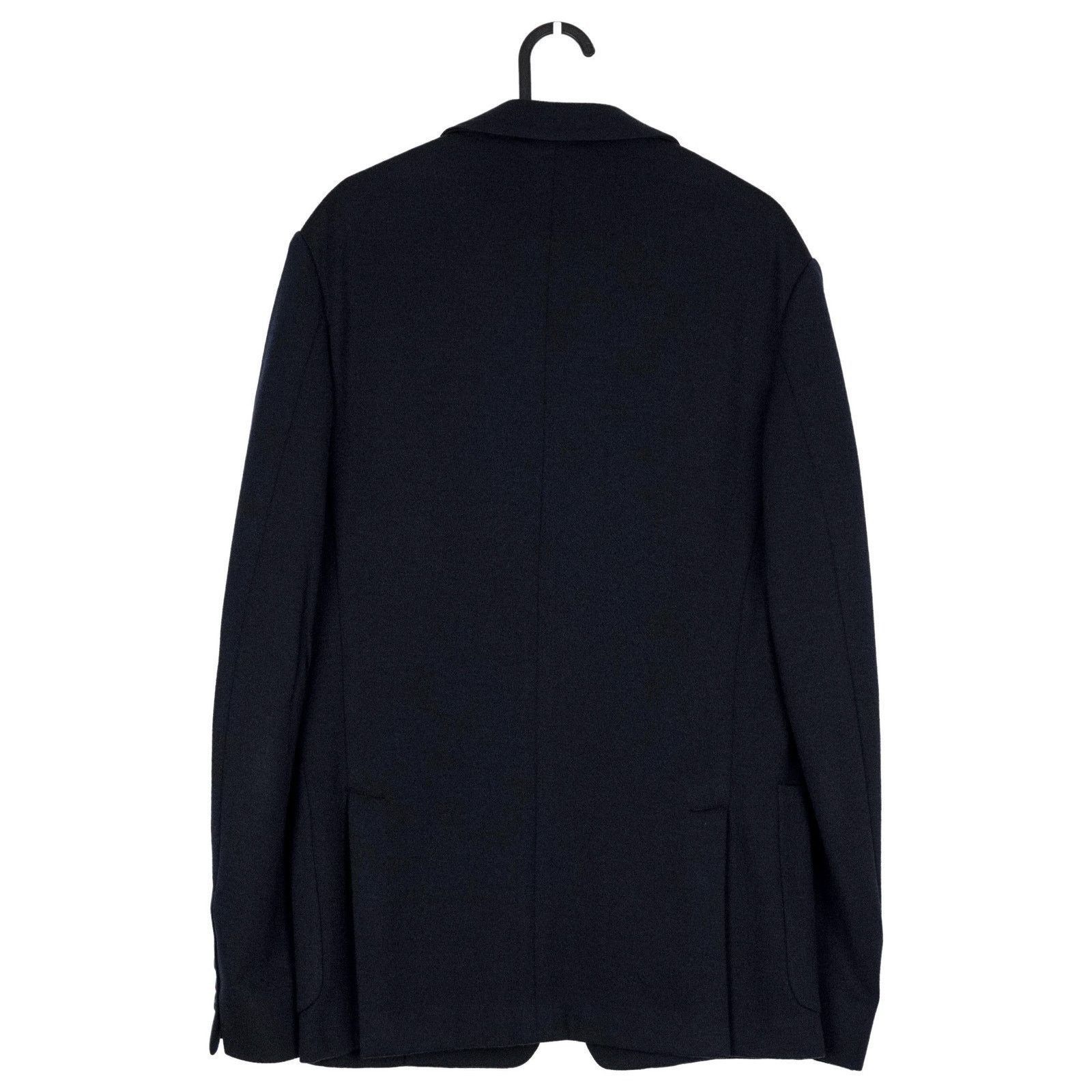 Prada Vintage Prada Milano Dark Blue Wool Tailored Blazer Jacket Size US M / EU 48-50 / 2 - 3 Thumbnail