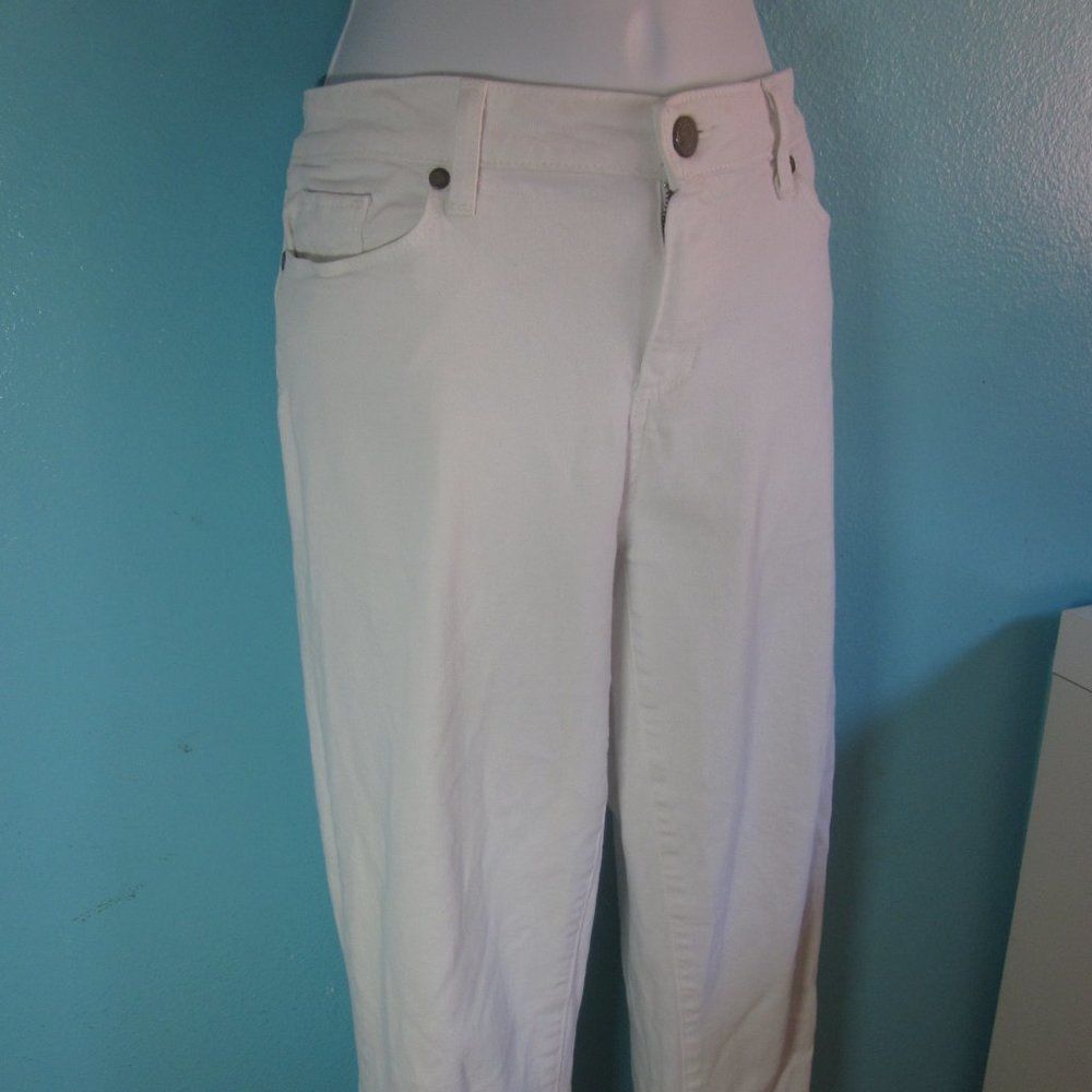 Paige Paige White Jeans Skyline Ankle Peg Size 32 Size 32" / US 10 / IT 46 - 3 Thumbnail