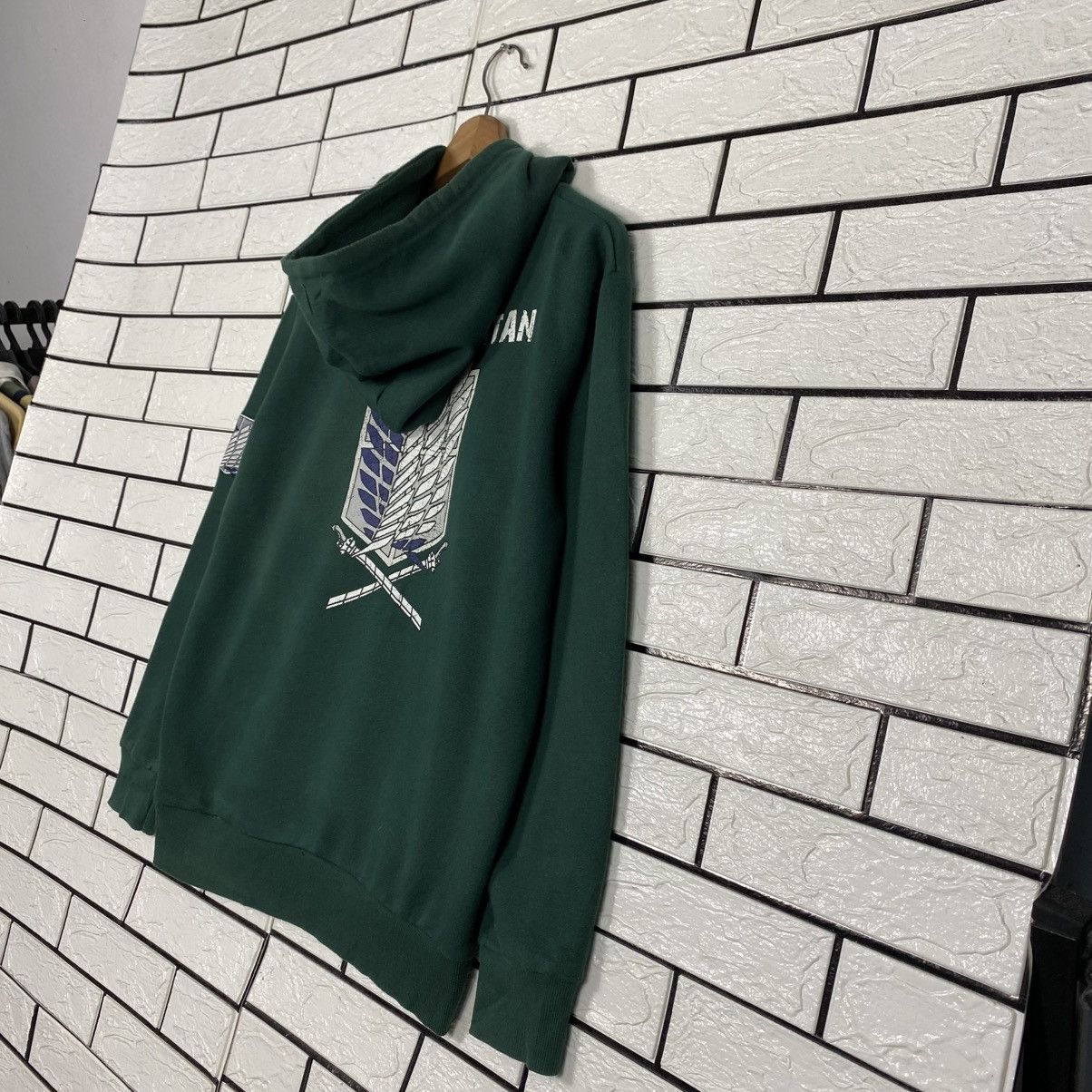 Japanese Brand Attack On Titan Hoodie Jacket Big Logo Design Size US M / EU 48-50 / 2 - 11 Thumbnail