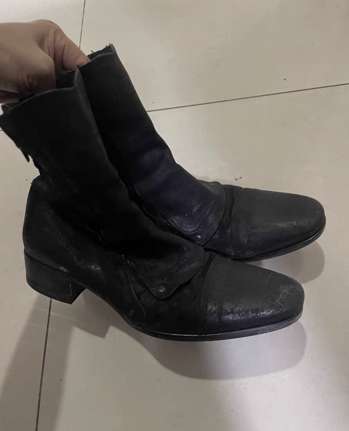 Diesel Diesel Double-Zip Suede Boots Size US 9.5 / EU 42-43 - 2 Thumbnail