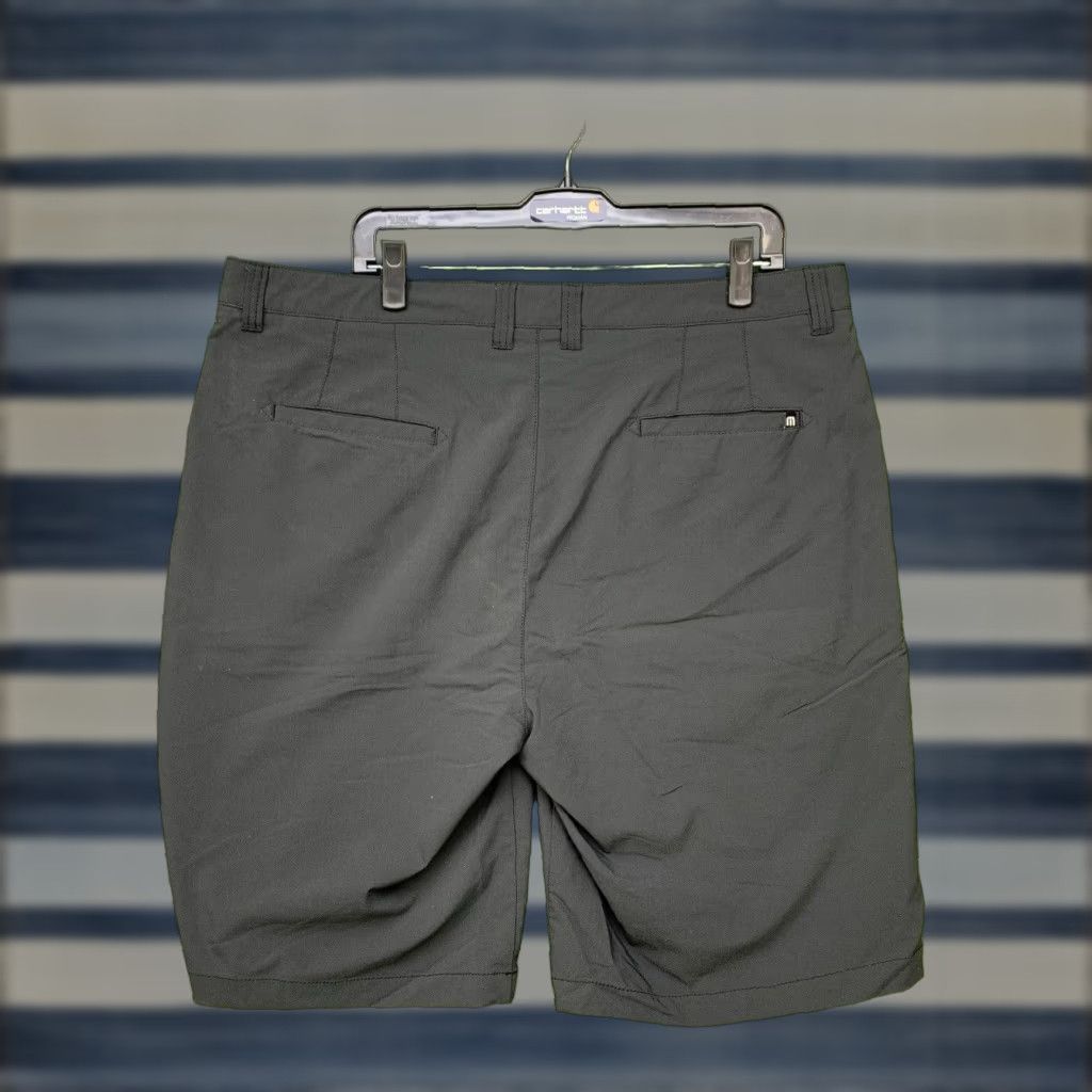 TravisMathew Travis Mathew Golf Shorts Mens 40 Gray Procced With Caution Micro Tech Fabric Size US 40 / EU 56 - 1 Thumbnail