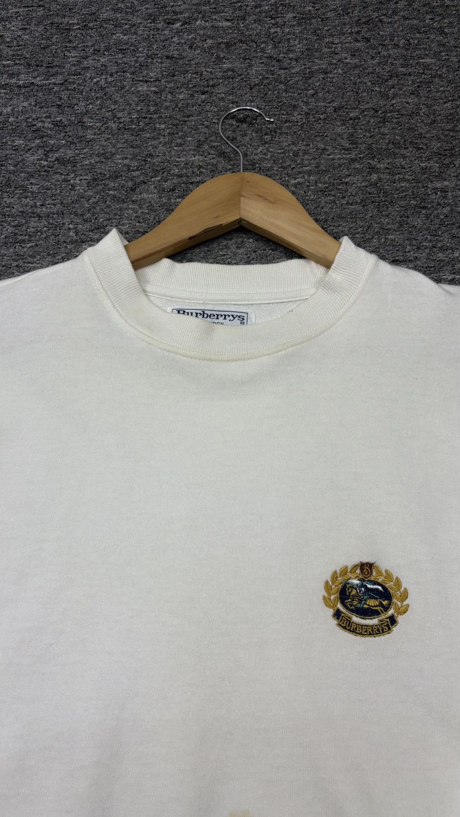 Burberry Vintage Burberry Sweatshirt Crewneck Size US L / EU 52-54 / 3 - 3 Thumbnail